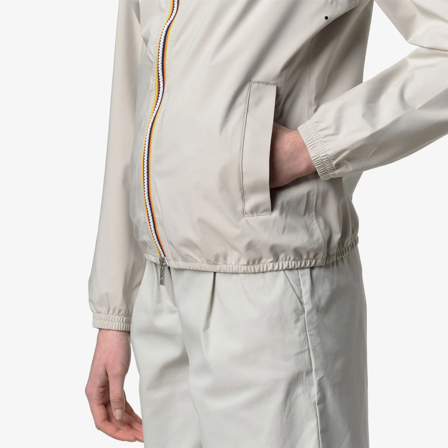 K-Way Lil 2.0 Stretch Dot geaca femei bej impermeabila