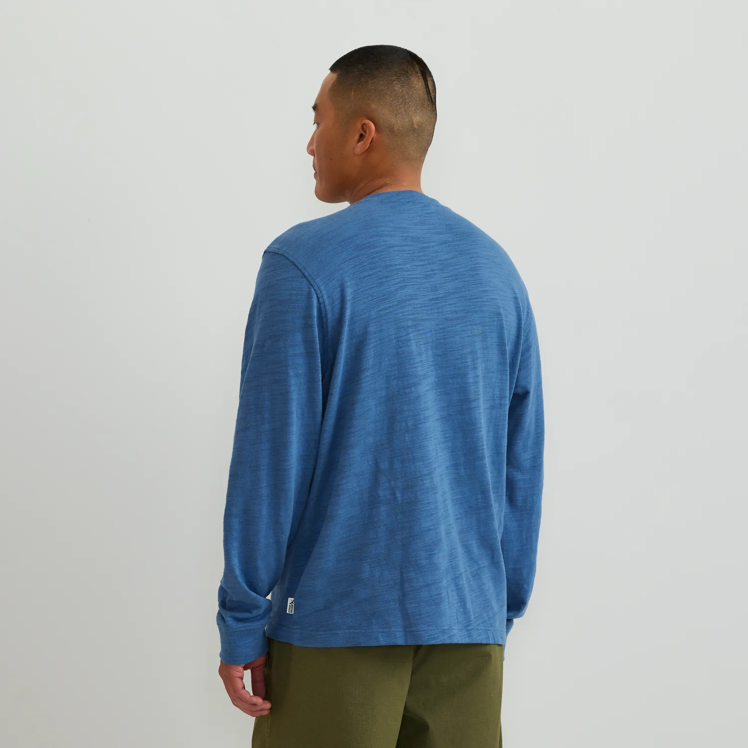 Eddie Bauer Henley Palm bumbac vintage