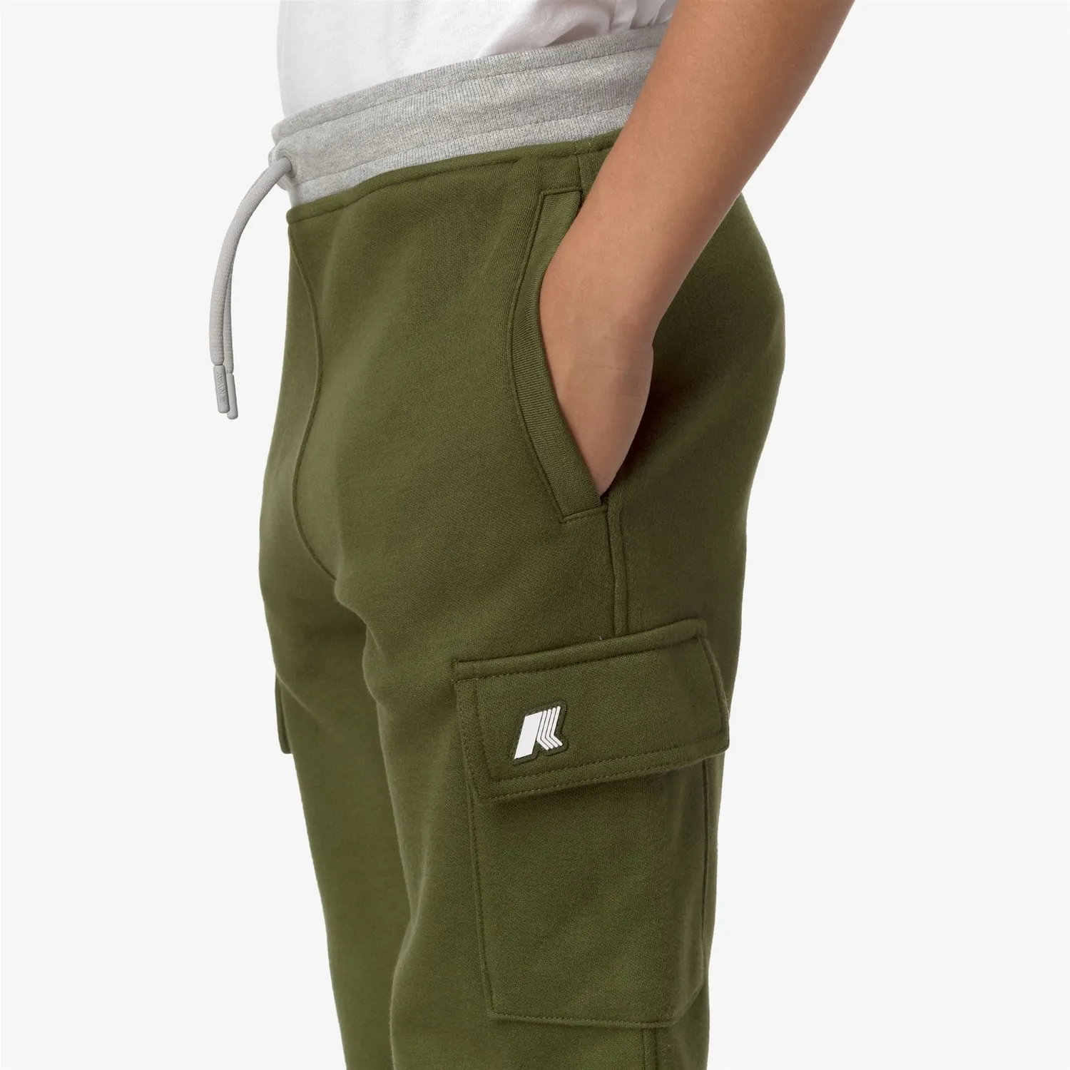 K-Way P. Mick Stripes pantaloni băieți verzi