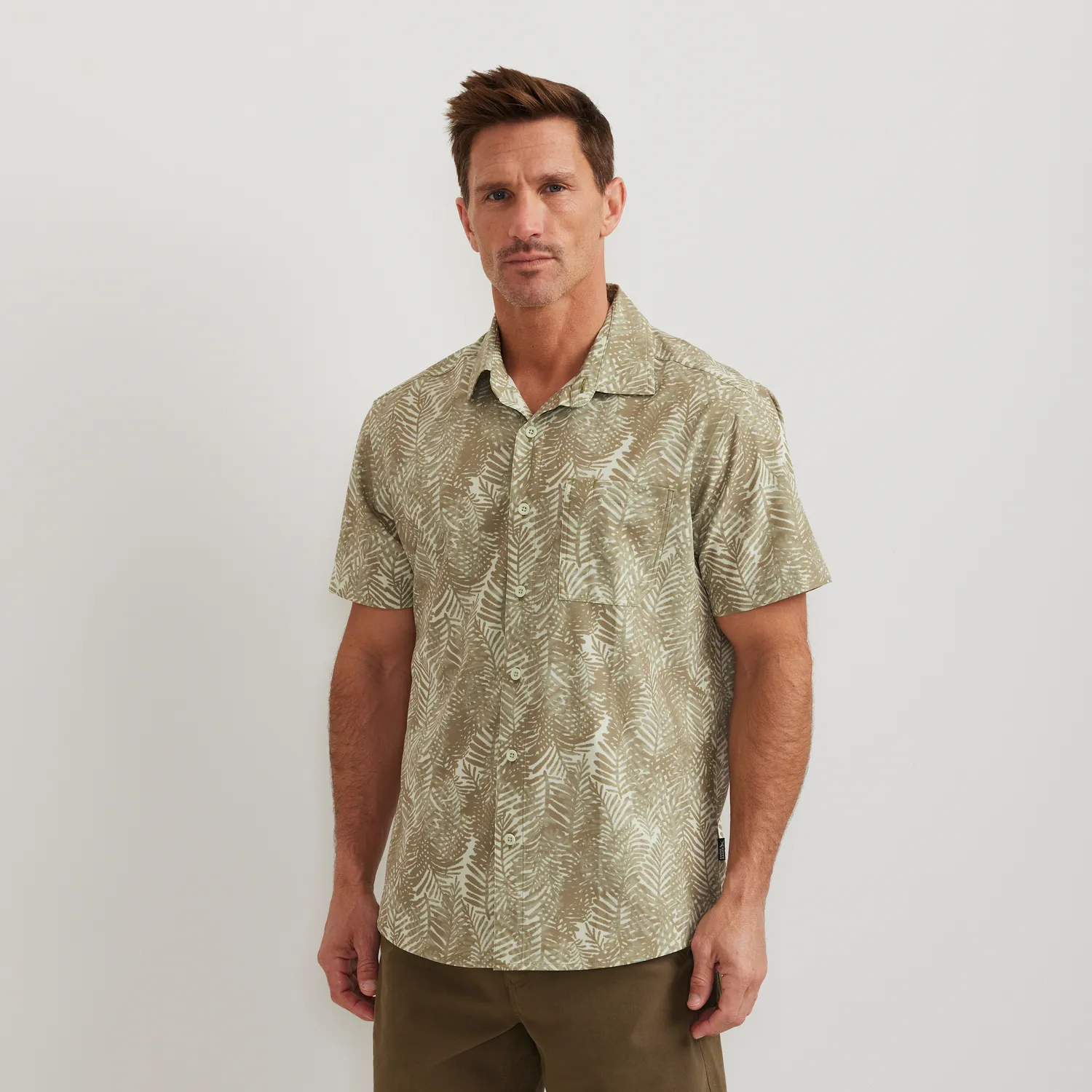 Eddie Bauer Departure camasa barbati cu buzunar verde