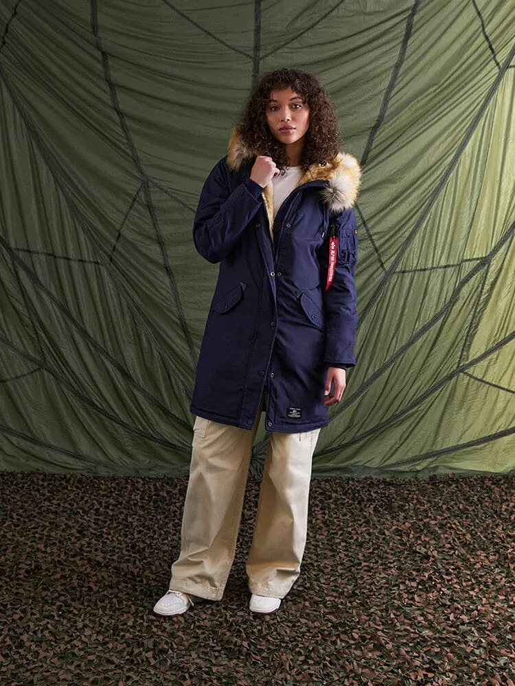 Alpha Industries Elyse Gen II parcă damă albastră groasă