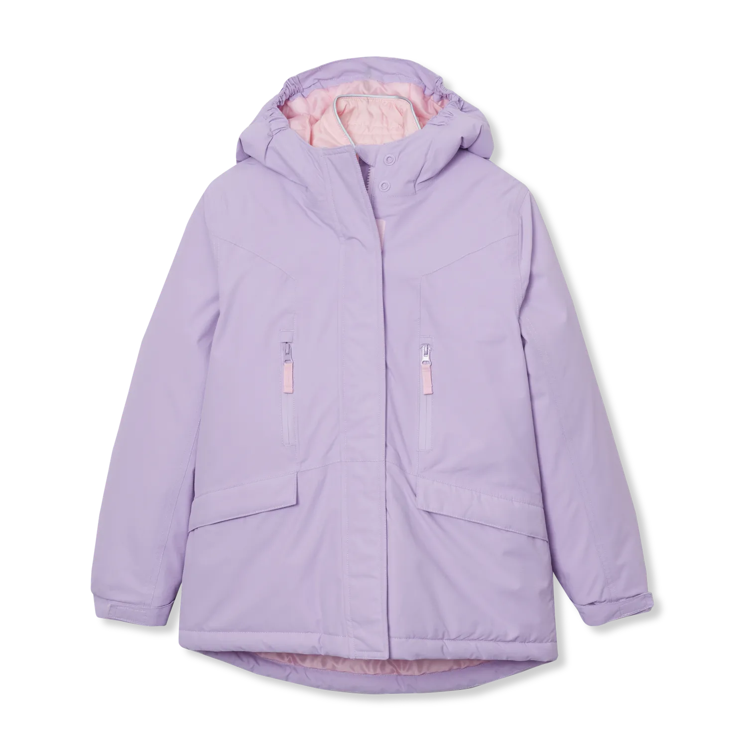 Eddie Bauer Powder Search 3-In-1 geaca fete Cameo Pink impermeabila
