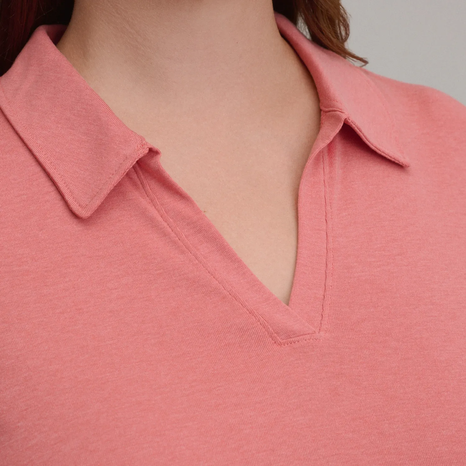 Bluza Eddie Bauer Everyday dama guler alb bumbac