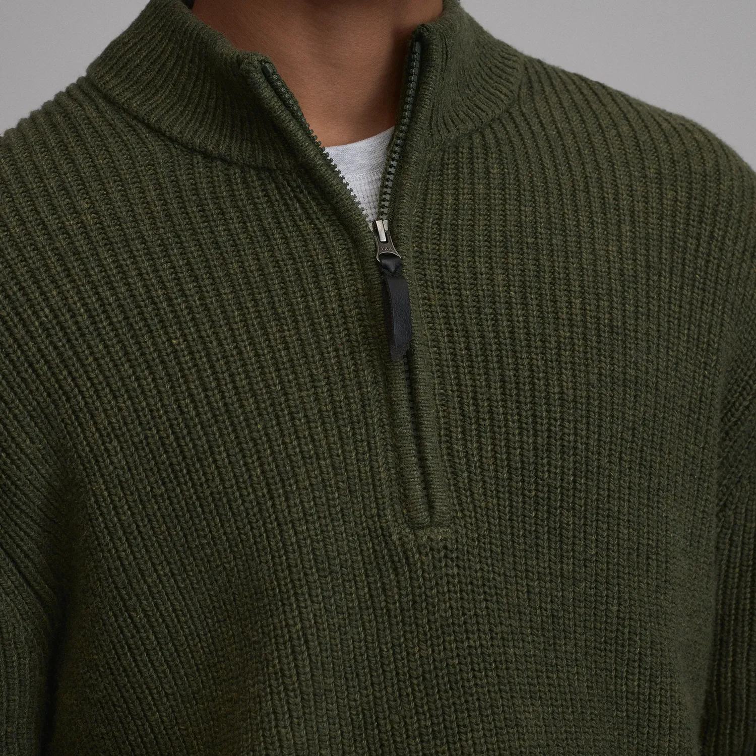 Eddie Bauer Fletcher Bay pulover fermoar Navy Heather cald