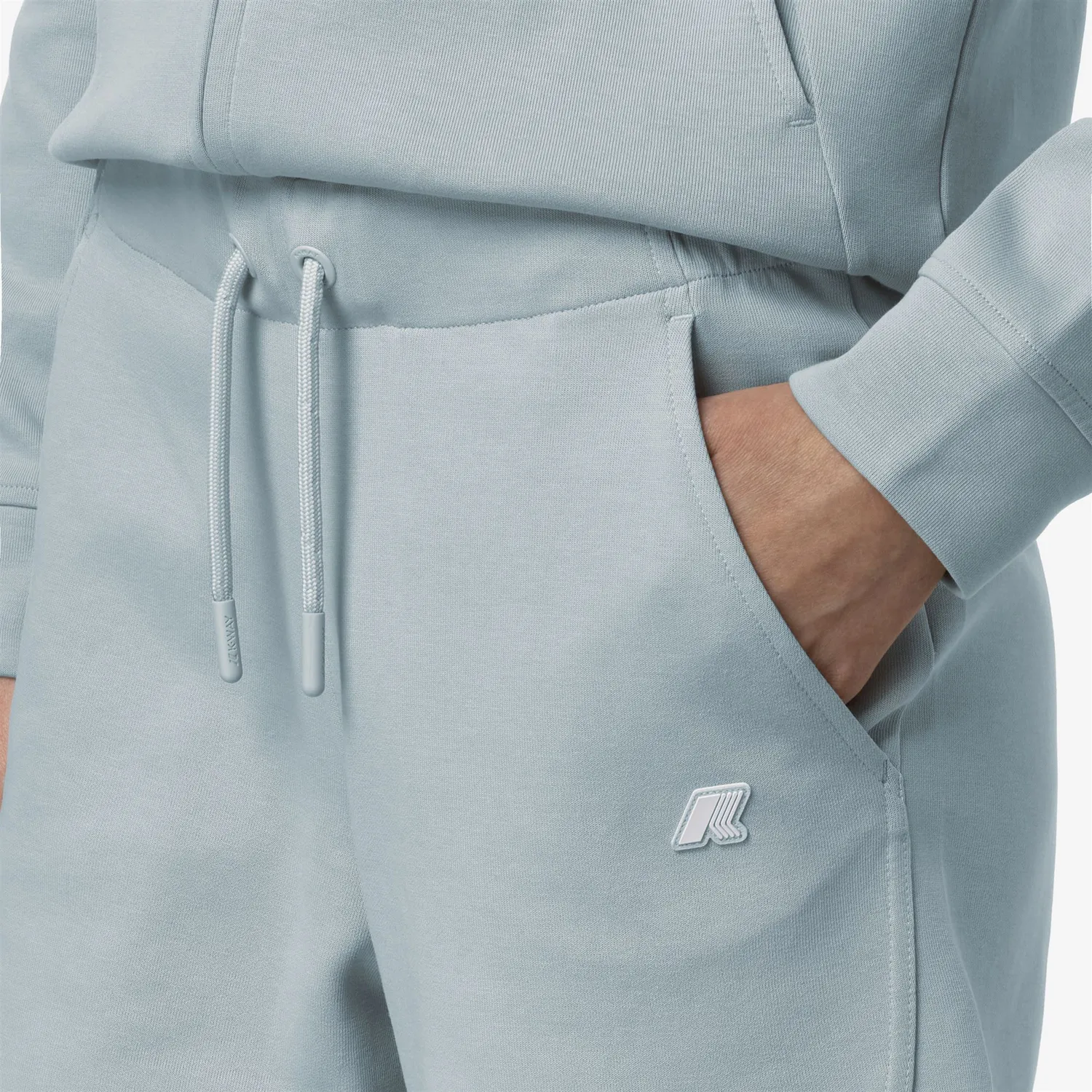 K-Way Otieze Interlock pantaloni scurti albastri dama