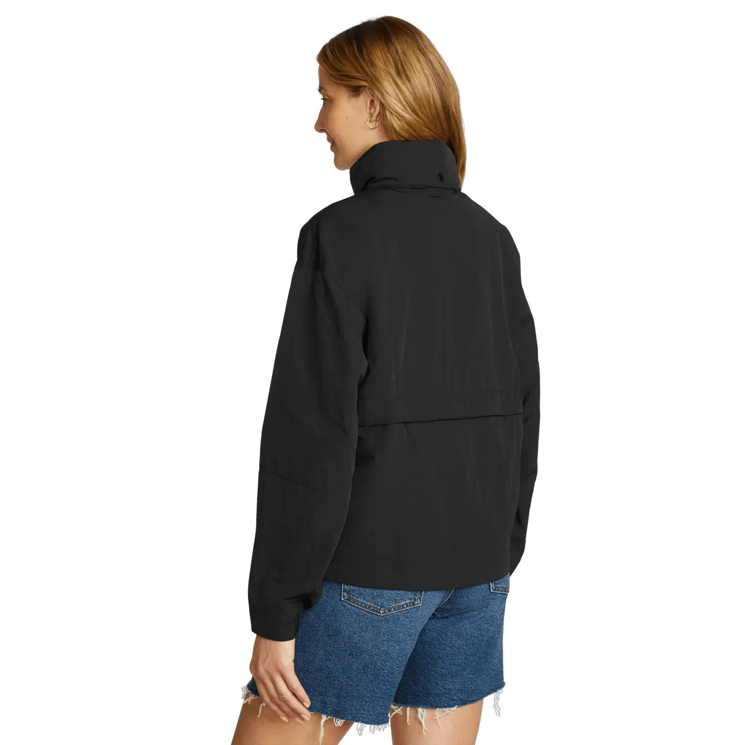 Eddie Bauer WindPac hanorac dama negru anti-vant