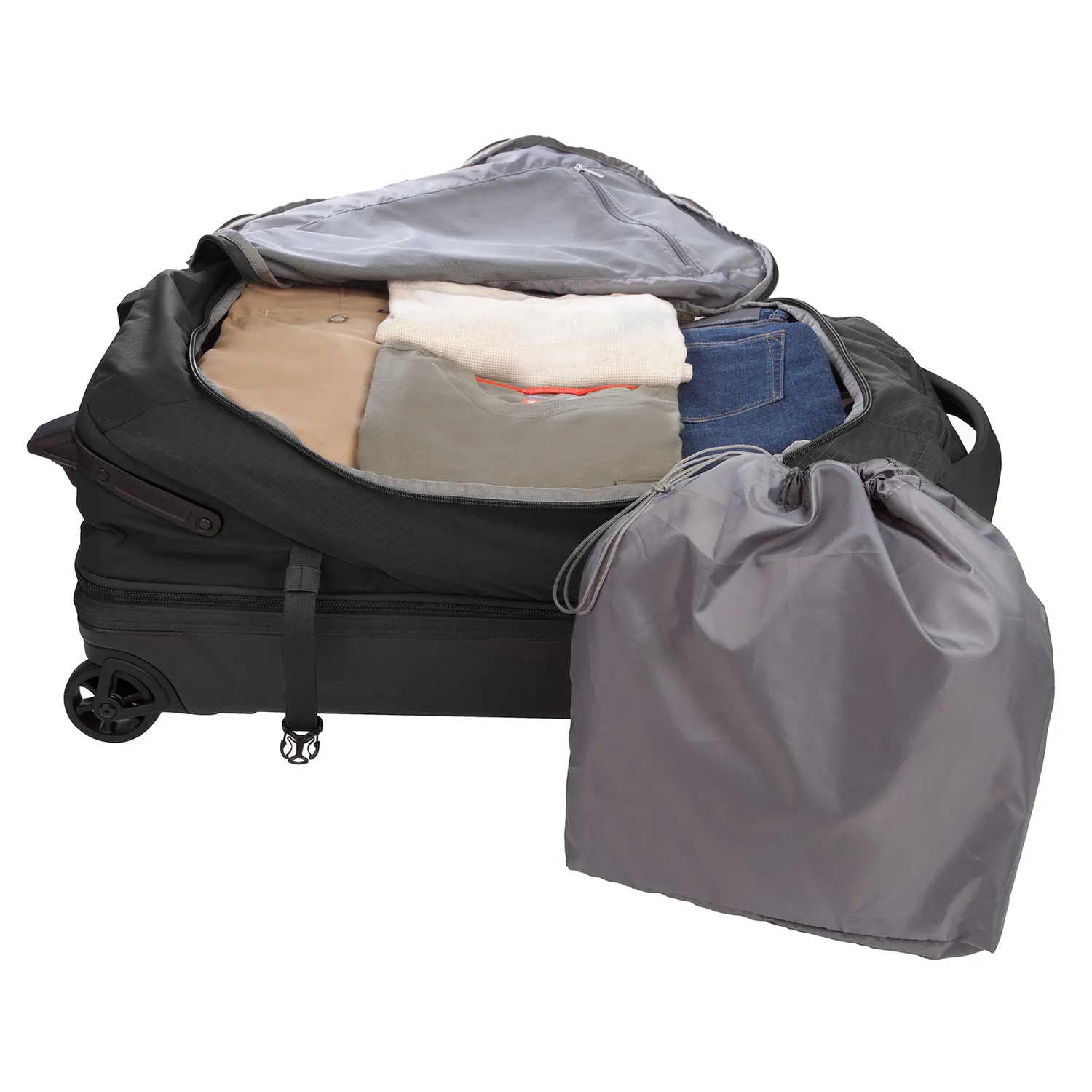 Eddie Bauer Expedition 30 Duffel 2.0 geanta voiaj negru cu roti