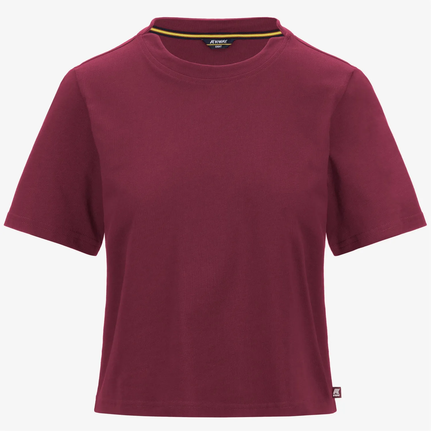 K-Way Amilly Tricou Dama Bumbac Rosu Inchis
