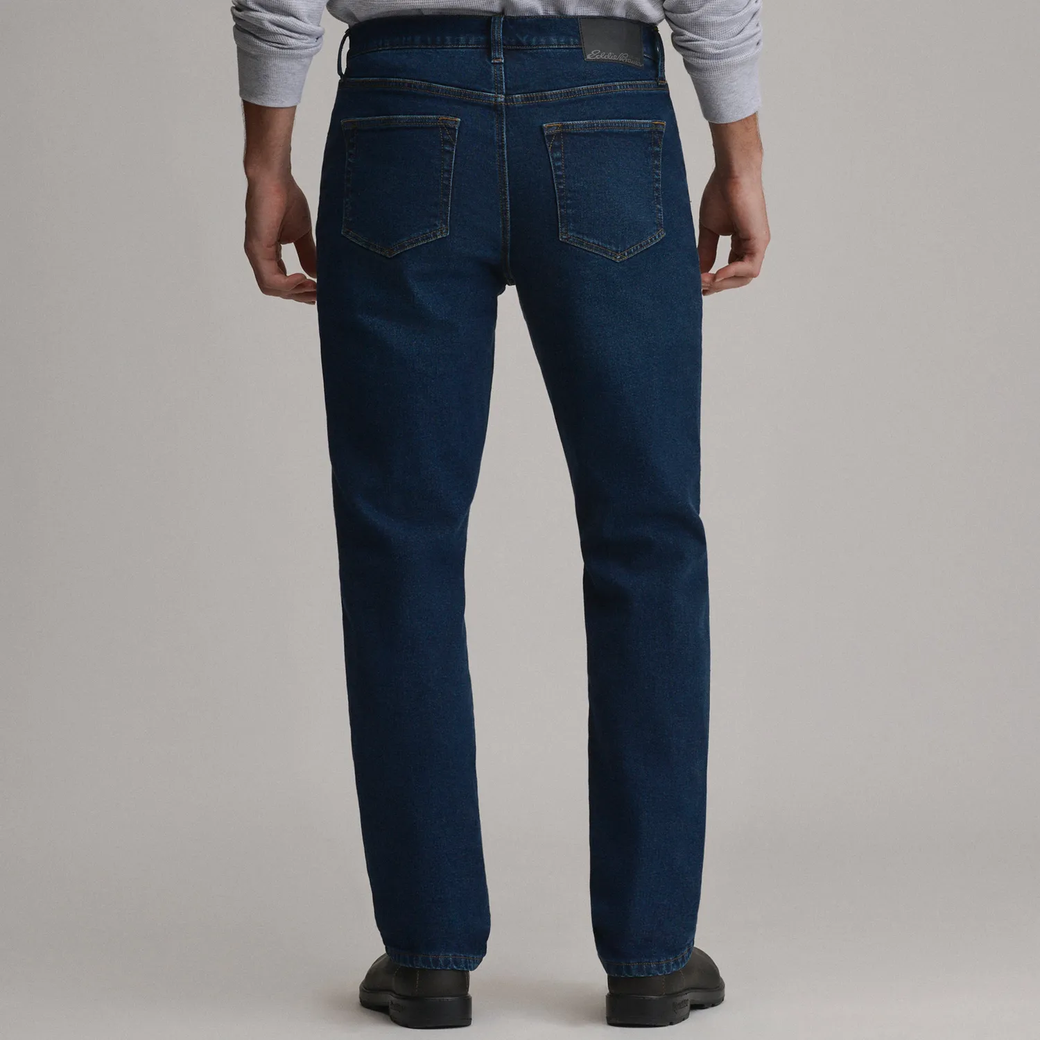 Eddie Bauer Eddie's Flex blugi termici bleumarin drepti