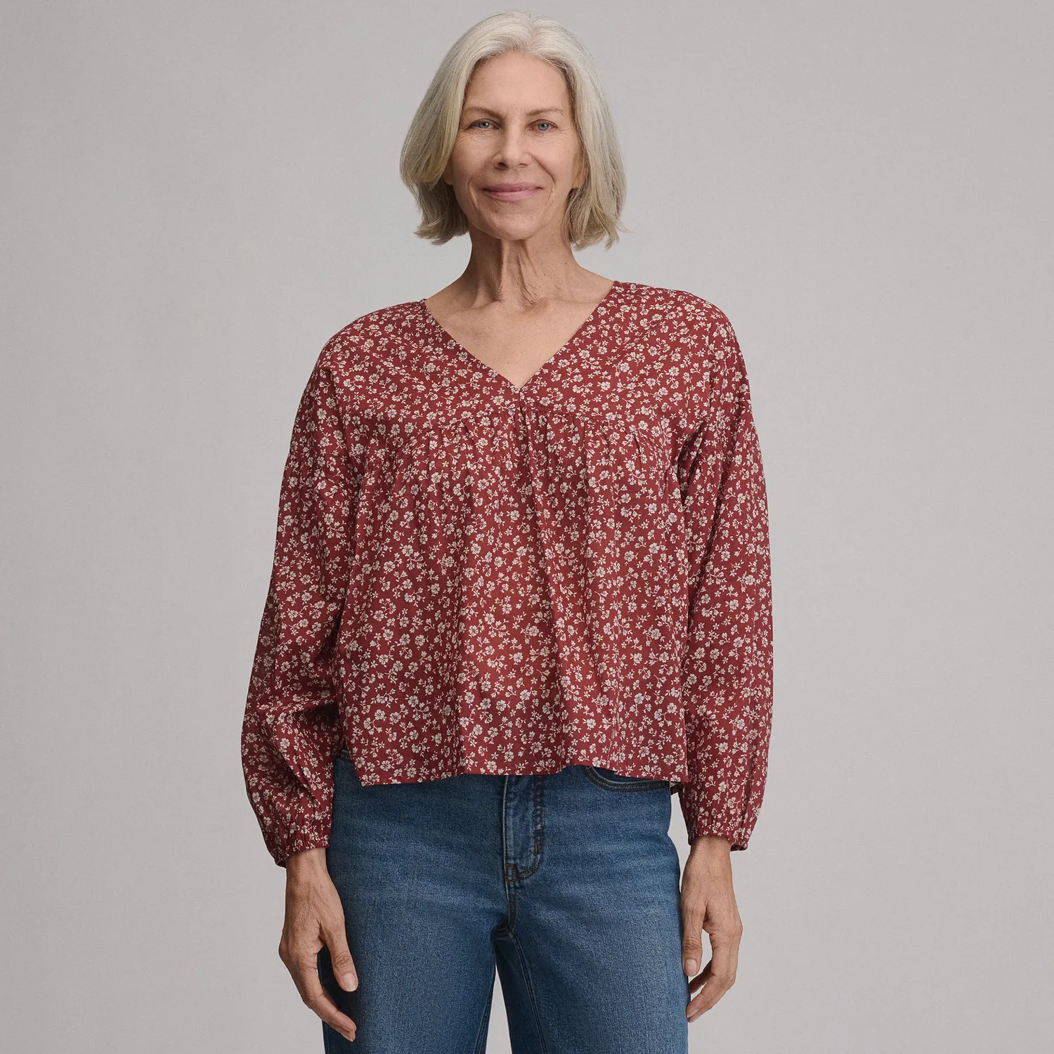 Eddie Bauer bluza dama V-neck Dark Horizon lejera