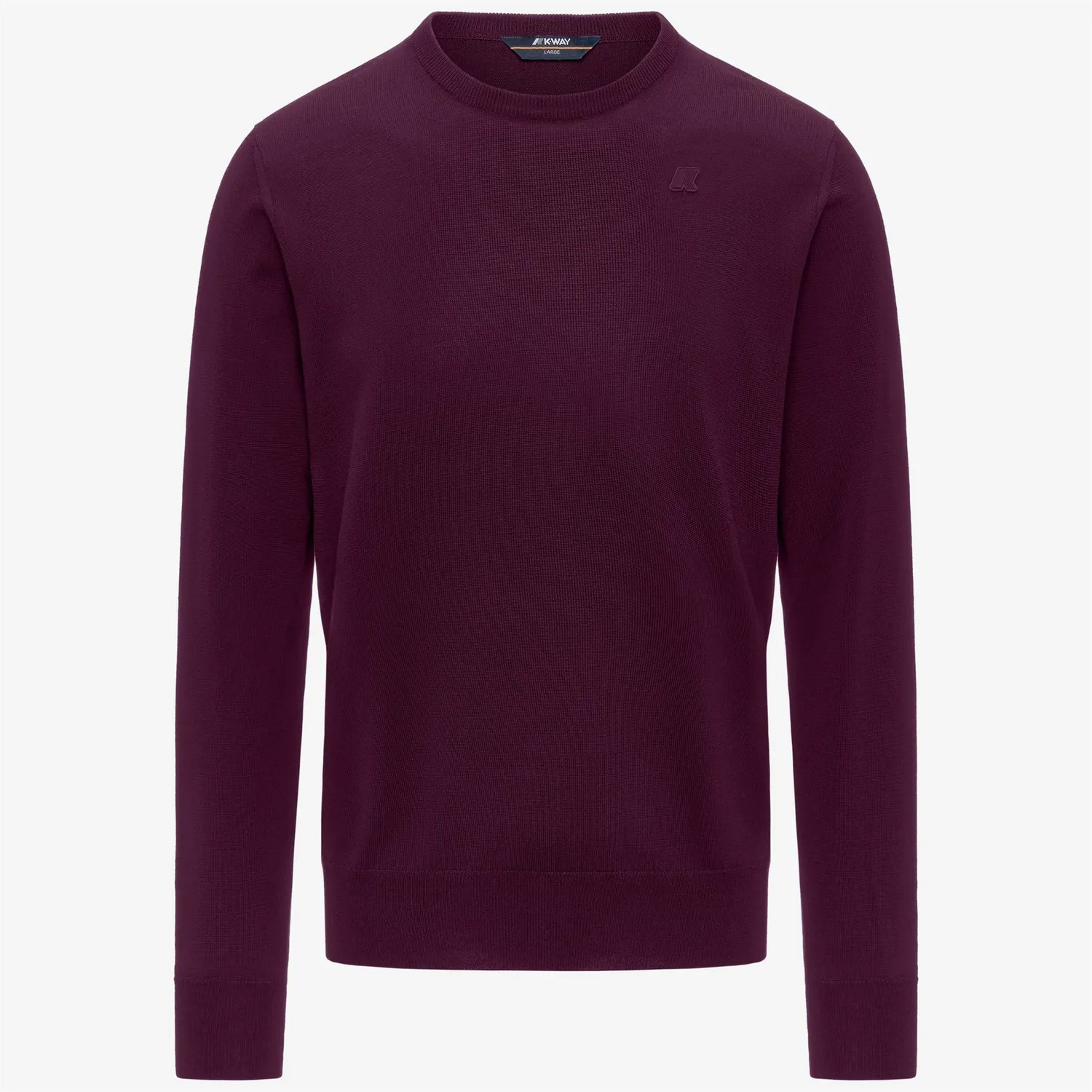 K-Way Sebastien Merino pulover bărbați Violet Wine