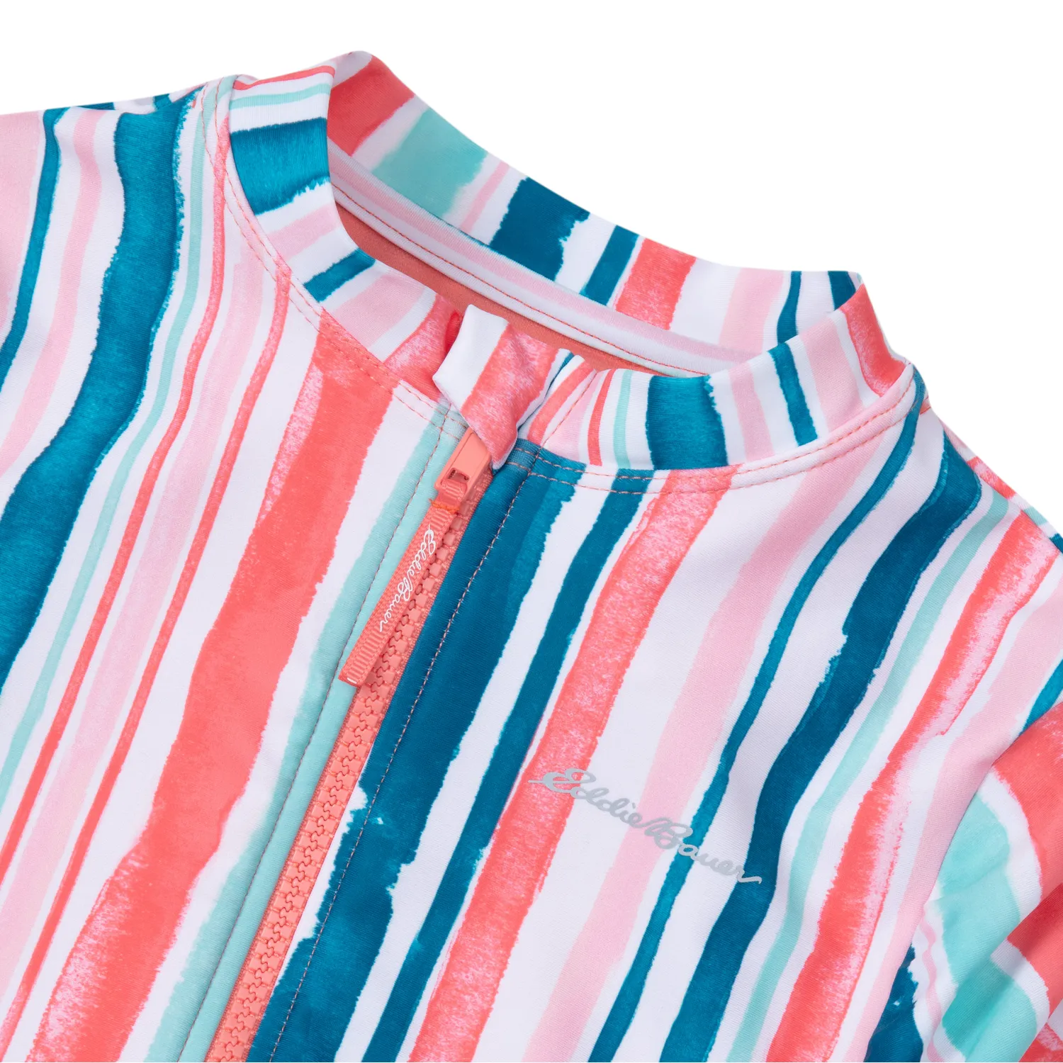 Eddie Bauer Sea Spray One Piece costum baie fete Coral Reef