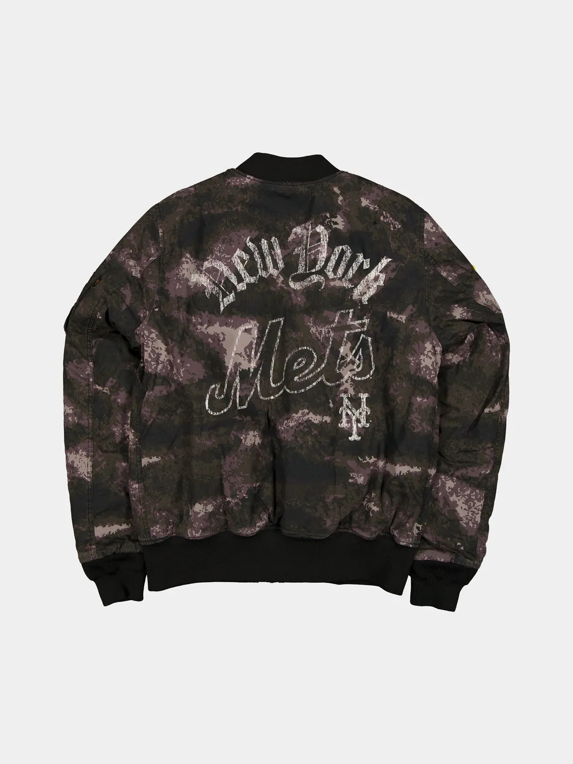 Alpha Industries Mets New Era MA-1 geaca bomber negru camo