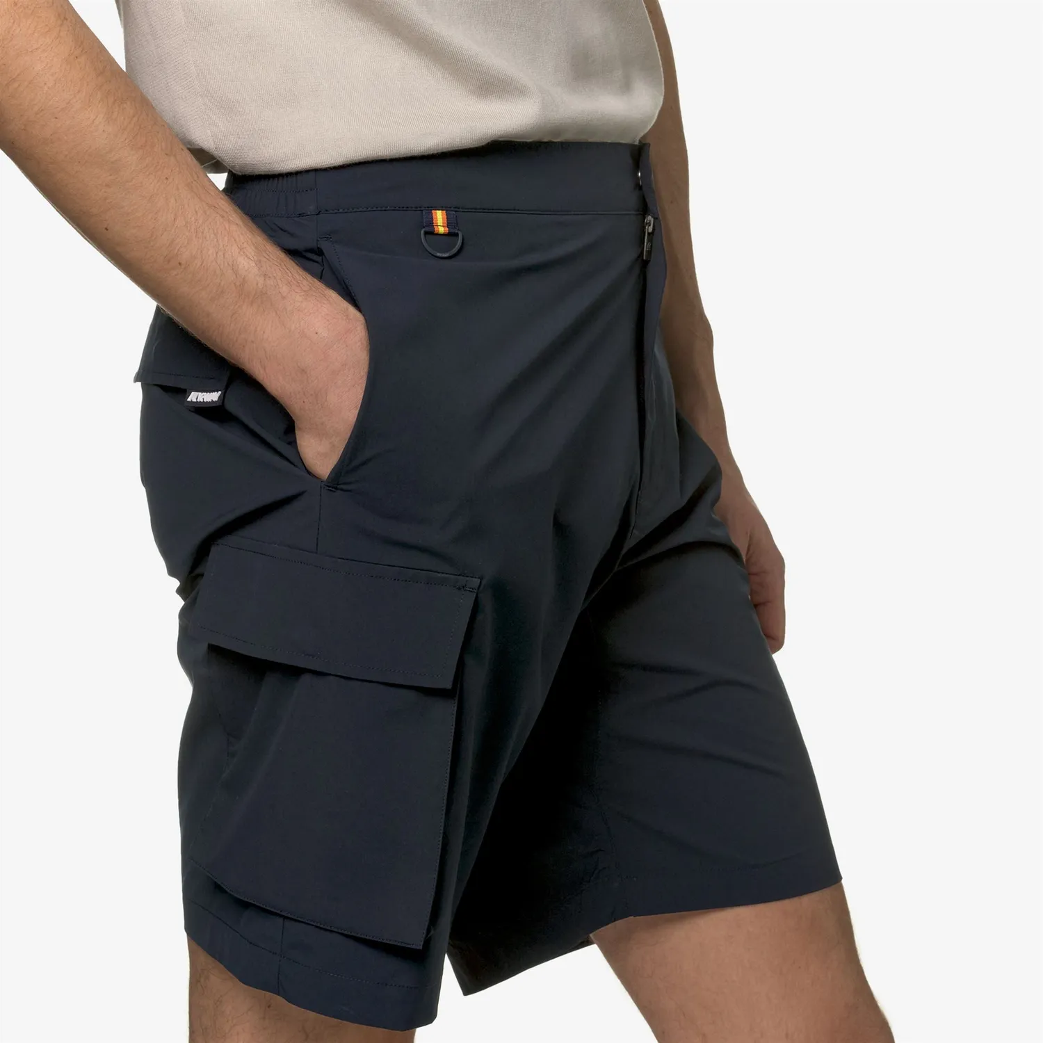 K-Way Bastyel pantaloni scurti cargo barbati albastru vara