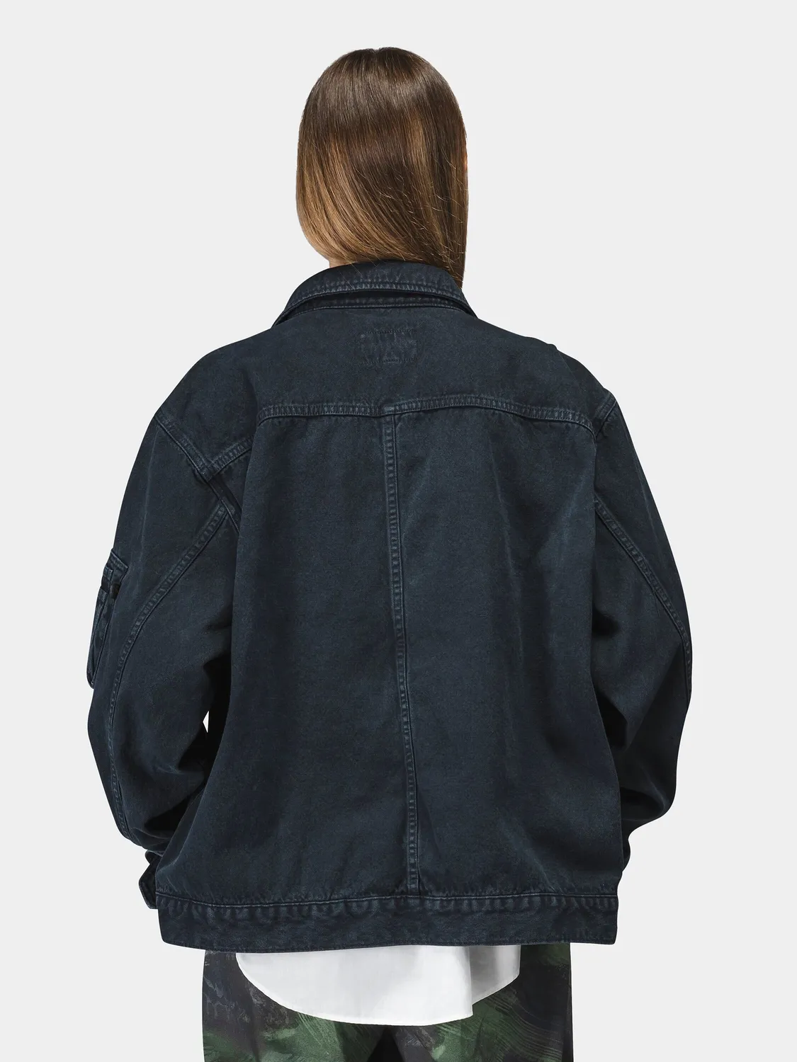 Alpha Industries CTN Work Overshirt camasa Replica Blue bumbac