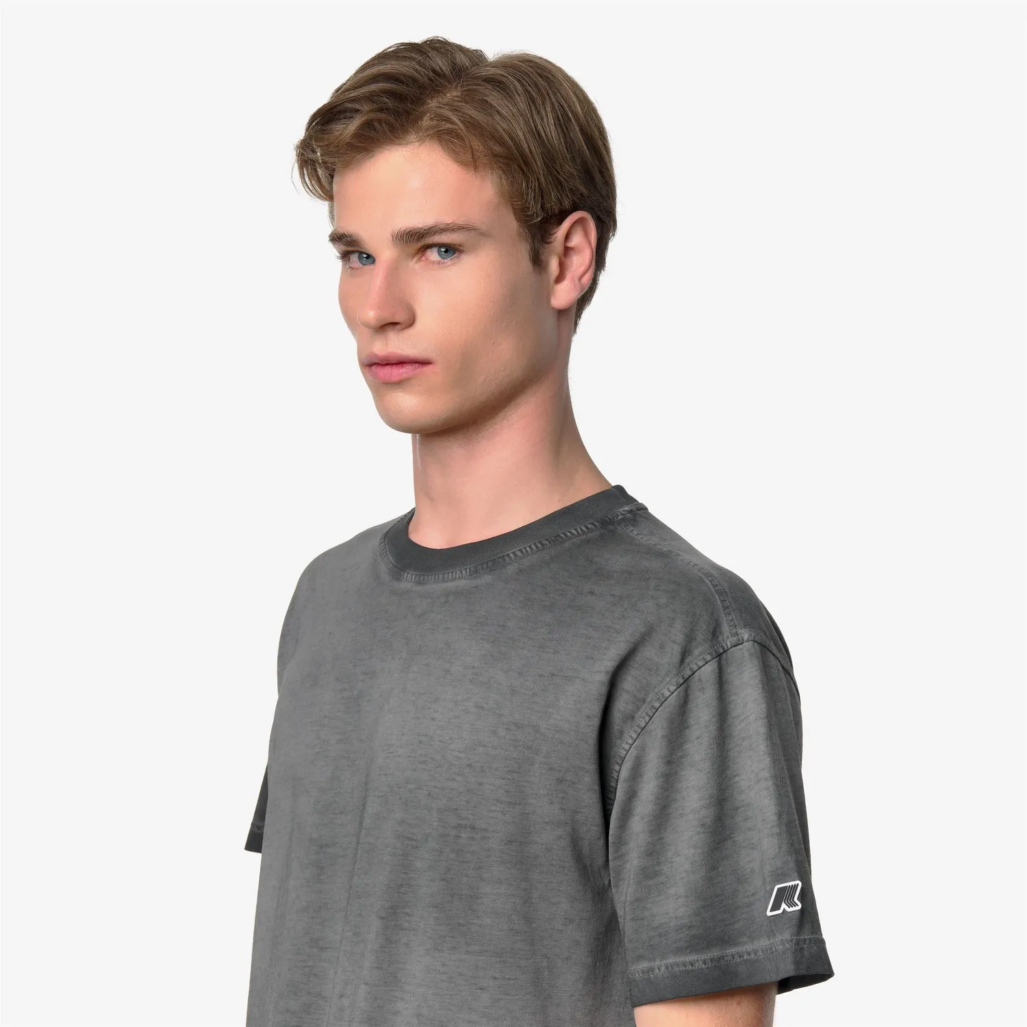 K-Way Leo LF tricou barbati negru bumbac gros