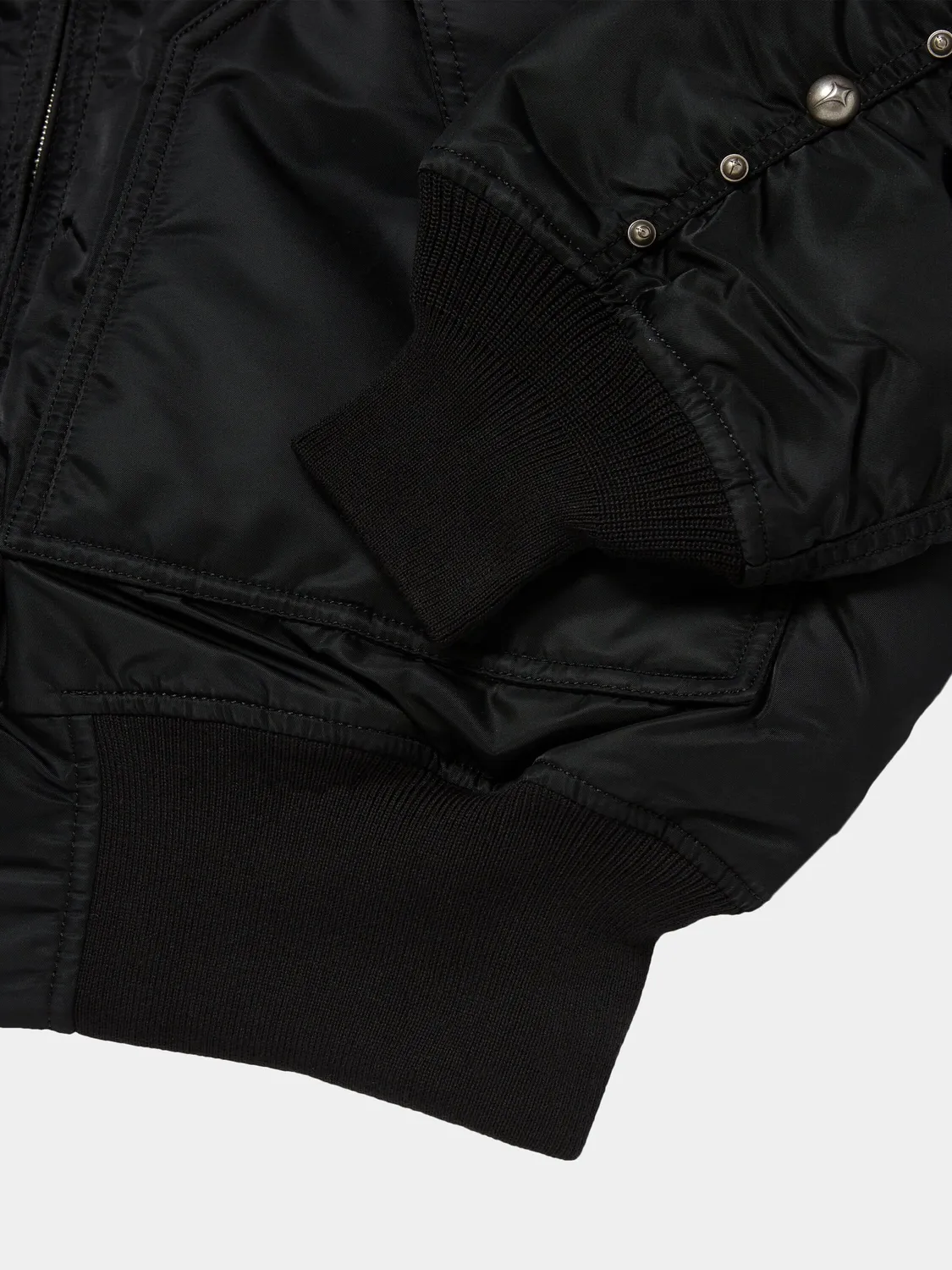 Thug Club x Alpha CWU 45/P geaca bomber negru nituri