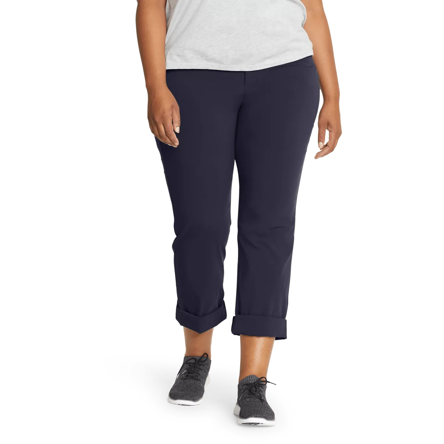 Eddie Bauer Sightscape pantaloni bej convertibili capri