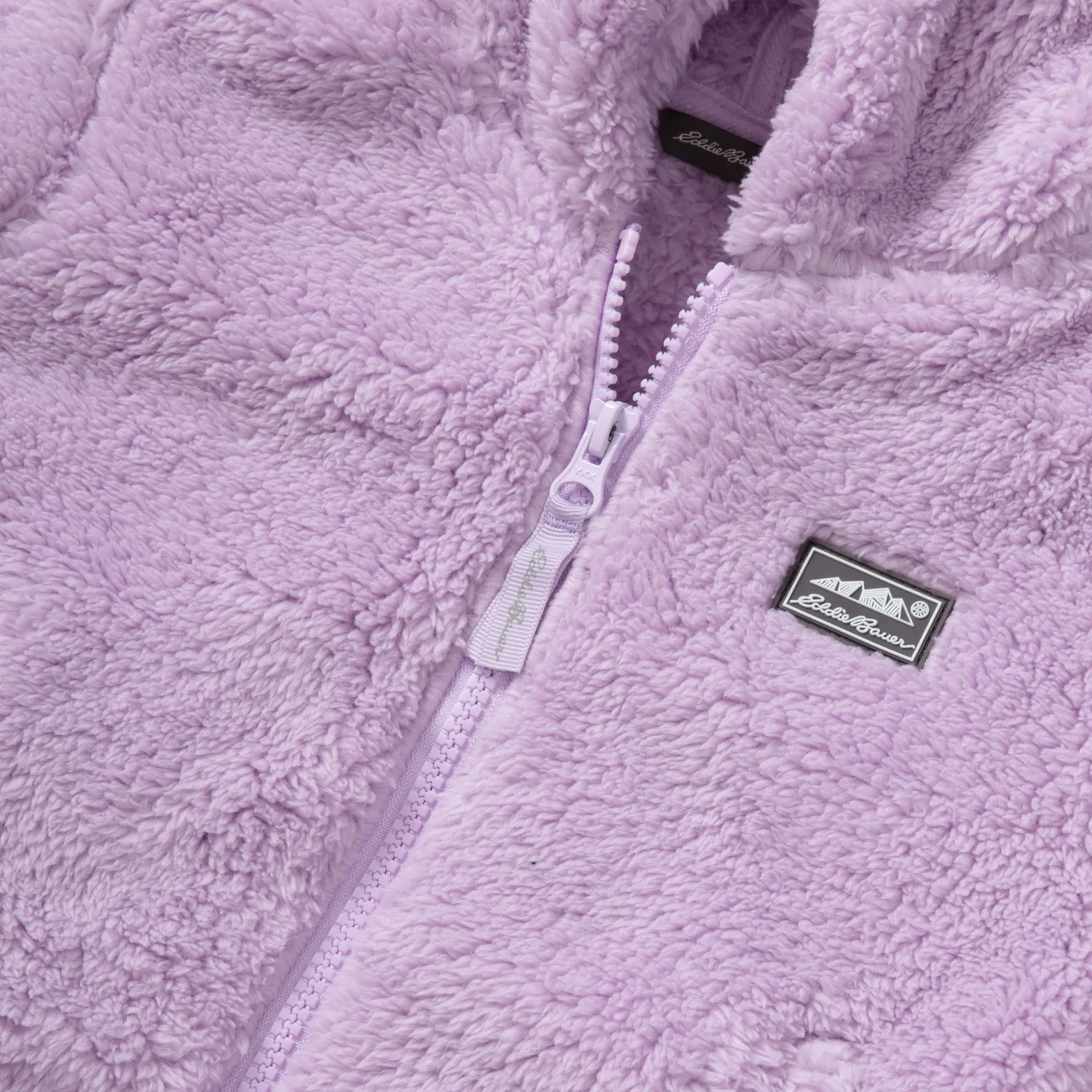 Eddie Bauer Infant Quest Fleece Plush Hooded geaca bebelusi albastru calduroasa
