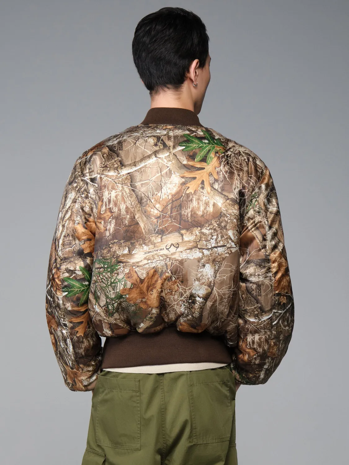 Alpha Industries MA-1 Camo geaca bomber hickory nailon