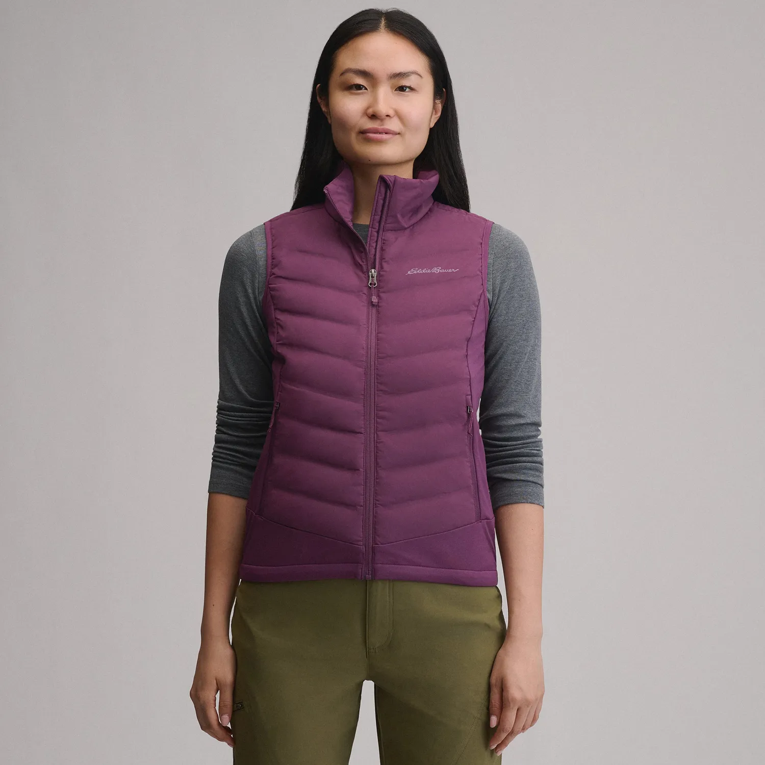 Eddie Bauer MotionLoft vestă damă puf Sea Blue călduroasă