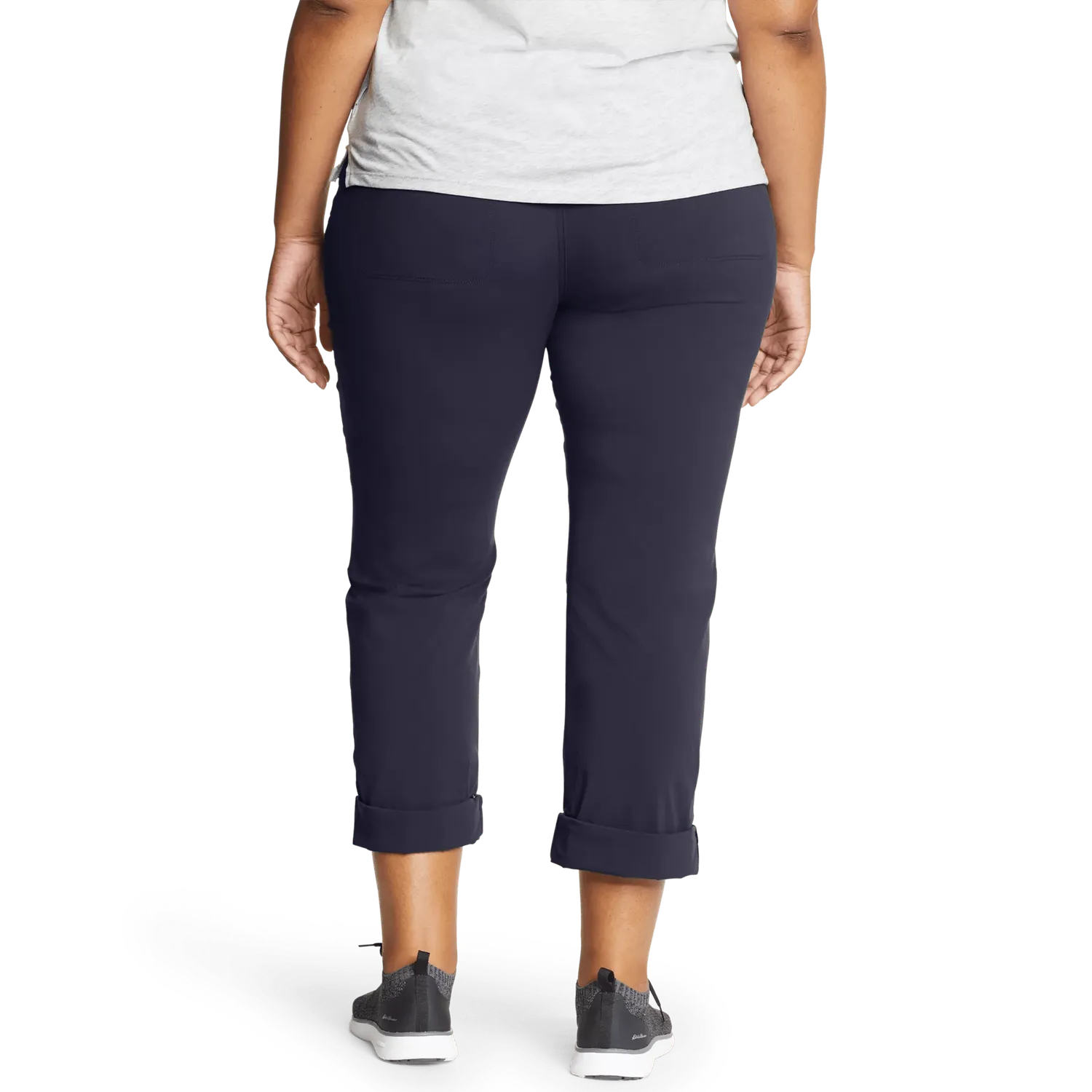 Eddie Bauer Sightscape pantaloni bej convertibili capri