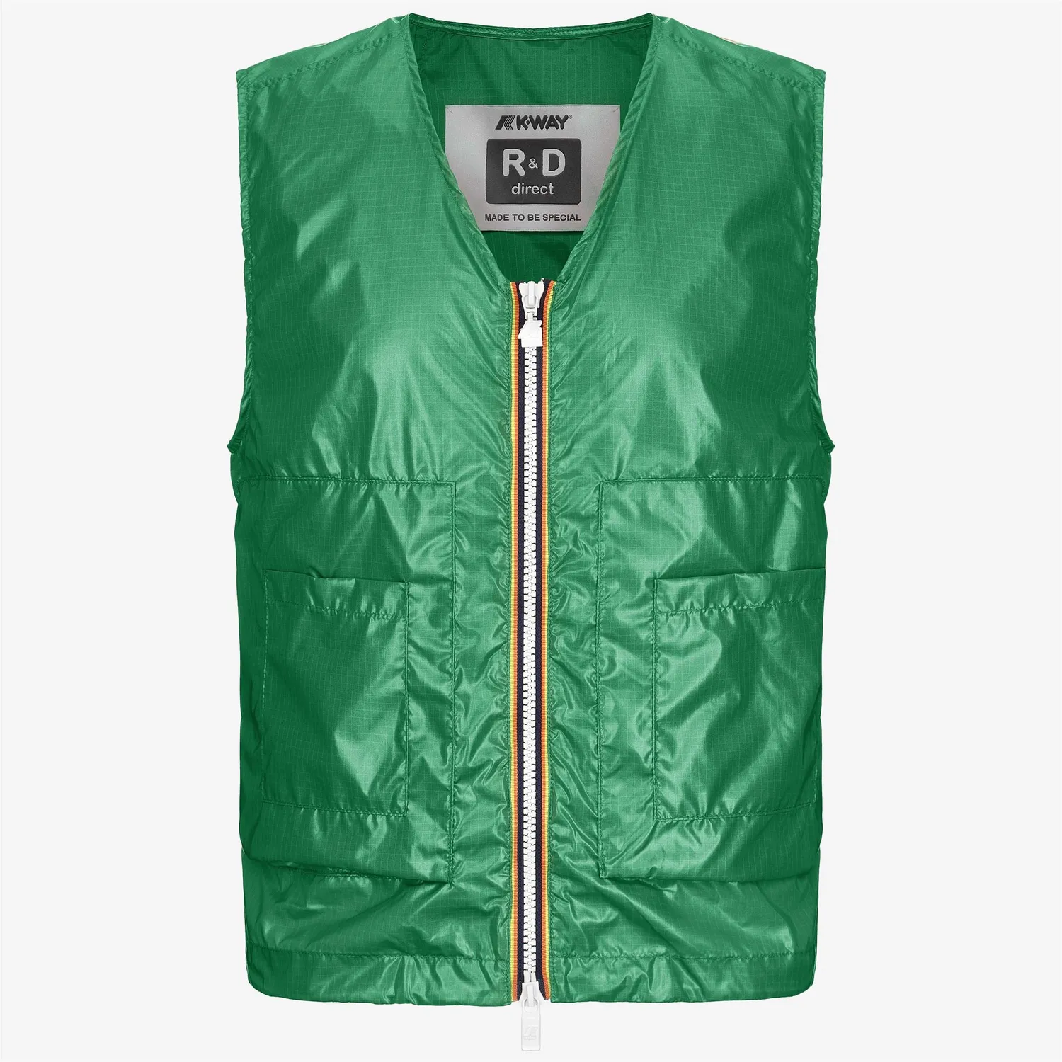 K-Way Barnel K6116XW vesta verde ripstop subtire