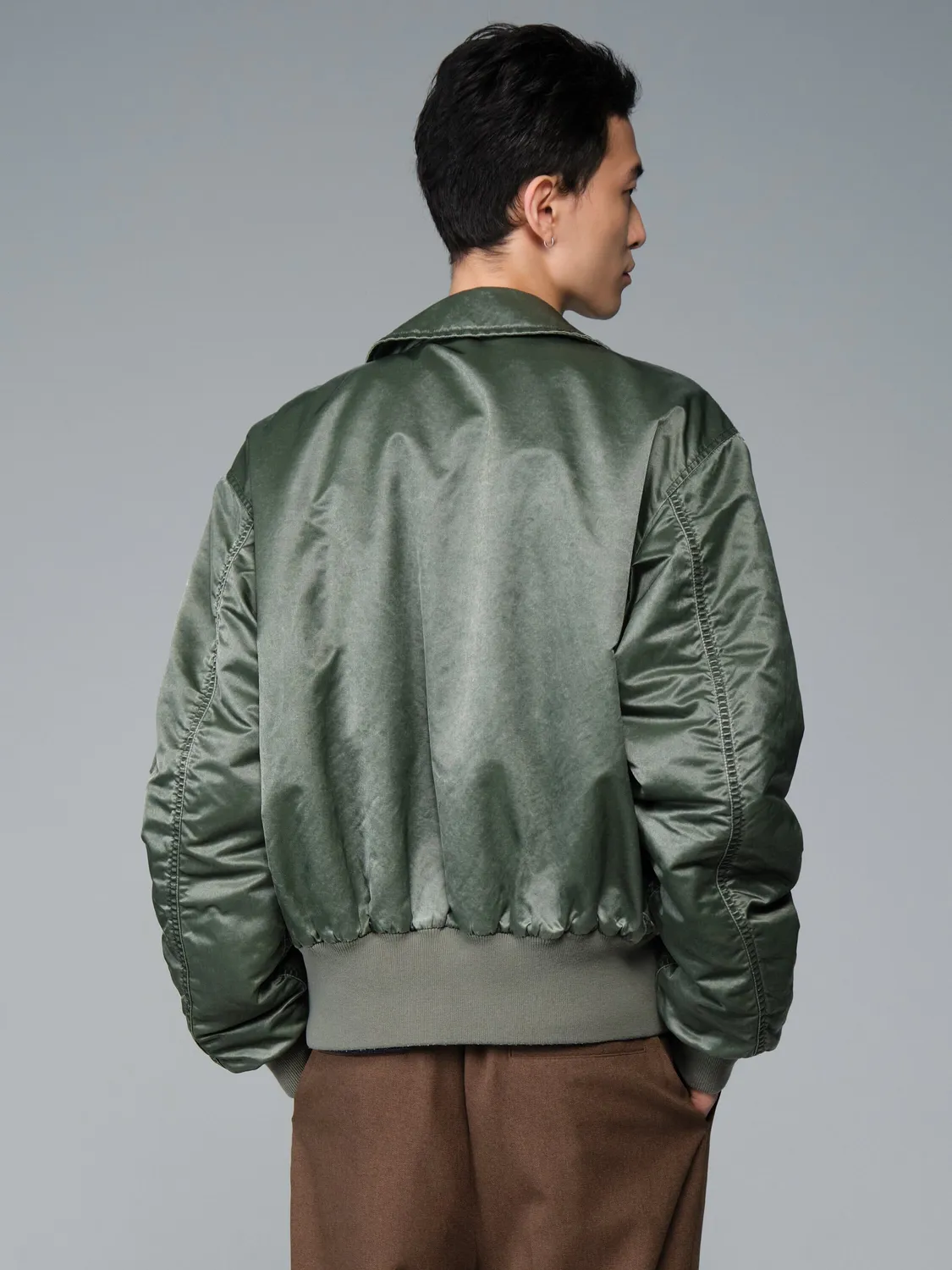 Alpha Industries CWU 45/P Battlewash geaca bomber verde calduroasa