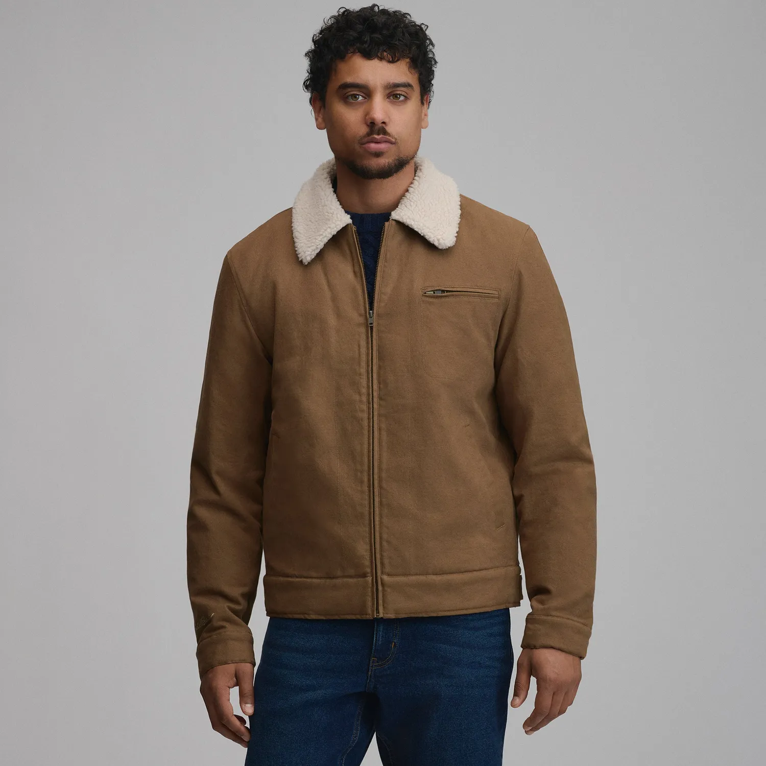 Eddie Bauer Winter Trucker geaca barbati Dusk calduroasa