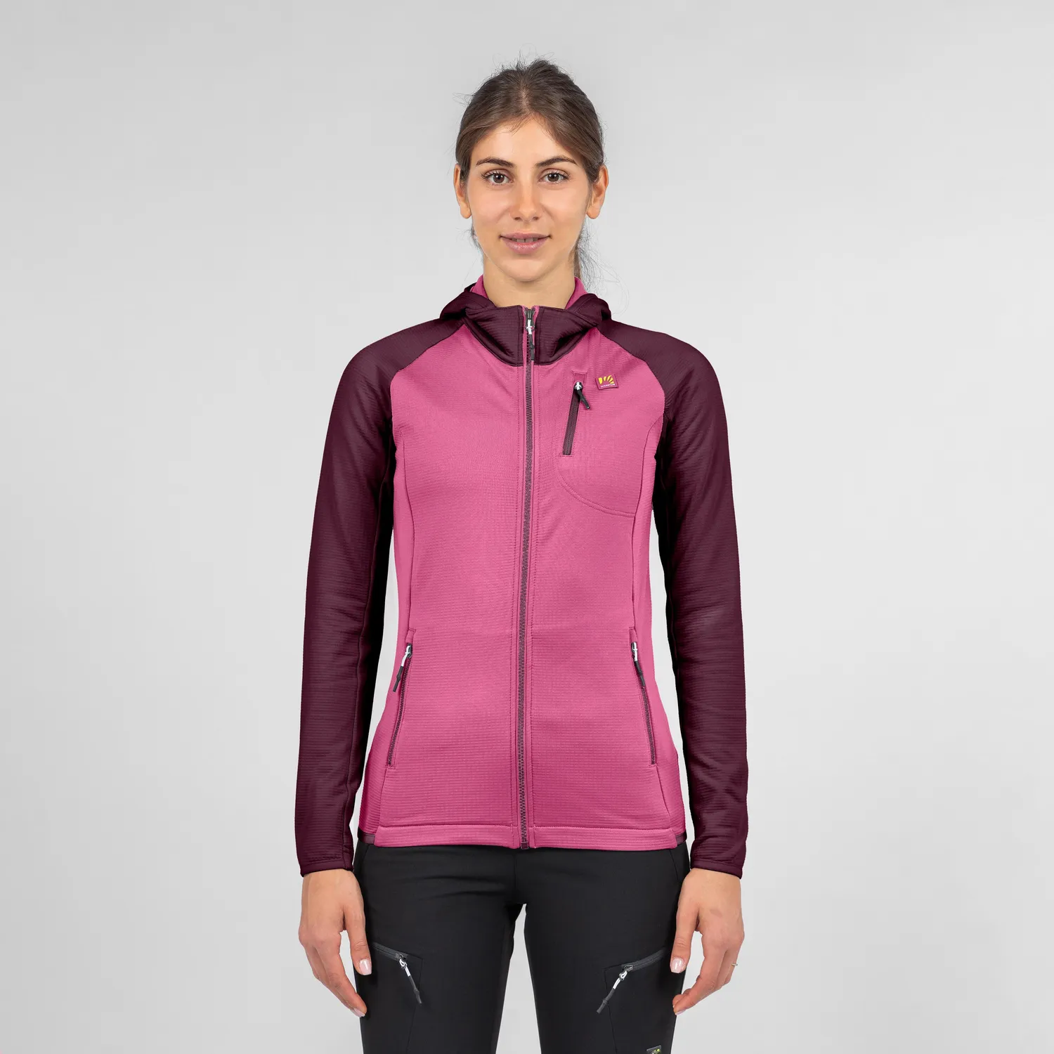 Karpos Odle Evo W Hoodie fleece dama fermoar integral
