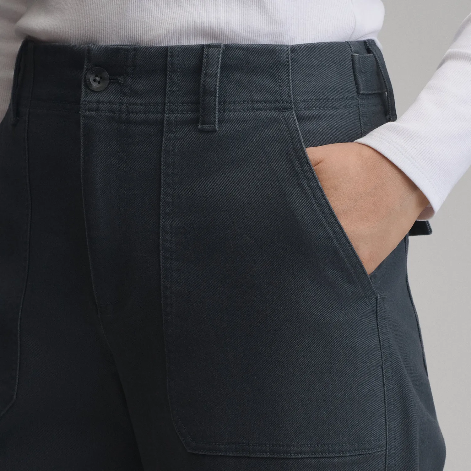 Eddie Bauer Utility Twill pantaloni dama Storm twill