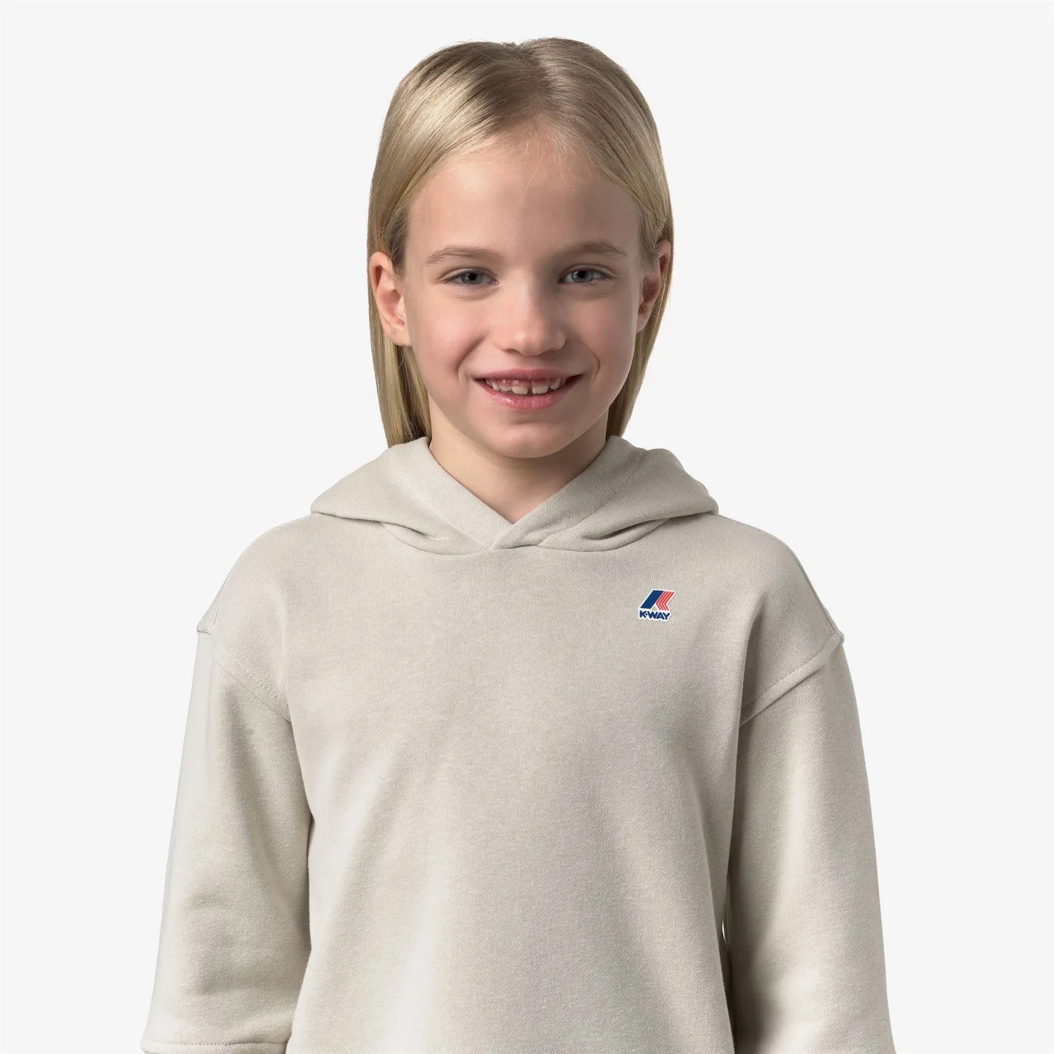 K-Way Ninette PC hanorac fete bej fleece ușor