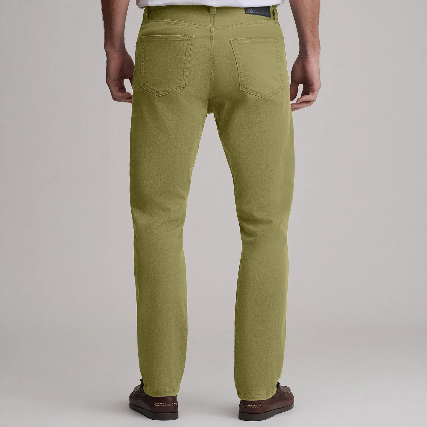 Eddie Bauer Legend Wash Twill 5-Pocket pantaloni Mushroom bumbac spalat