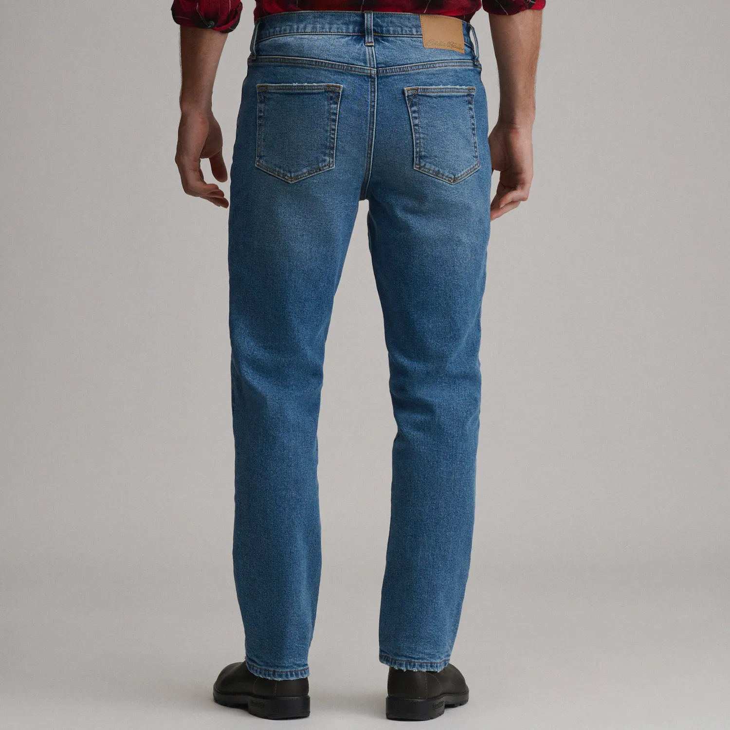 Eddie Bauer Eddie's Flex blugi barbati Pacific Blue flanel