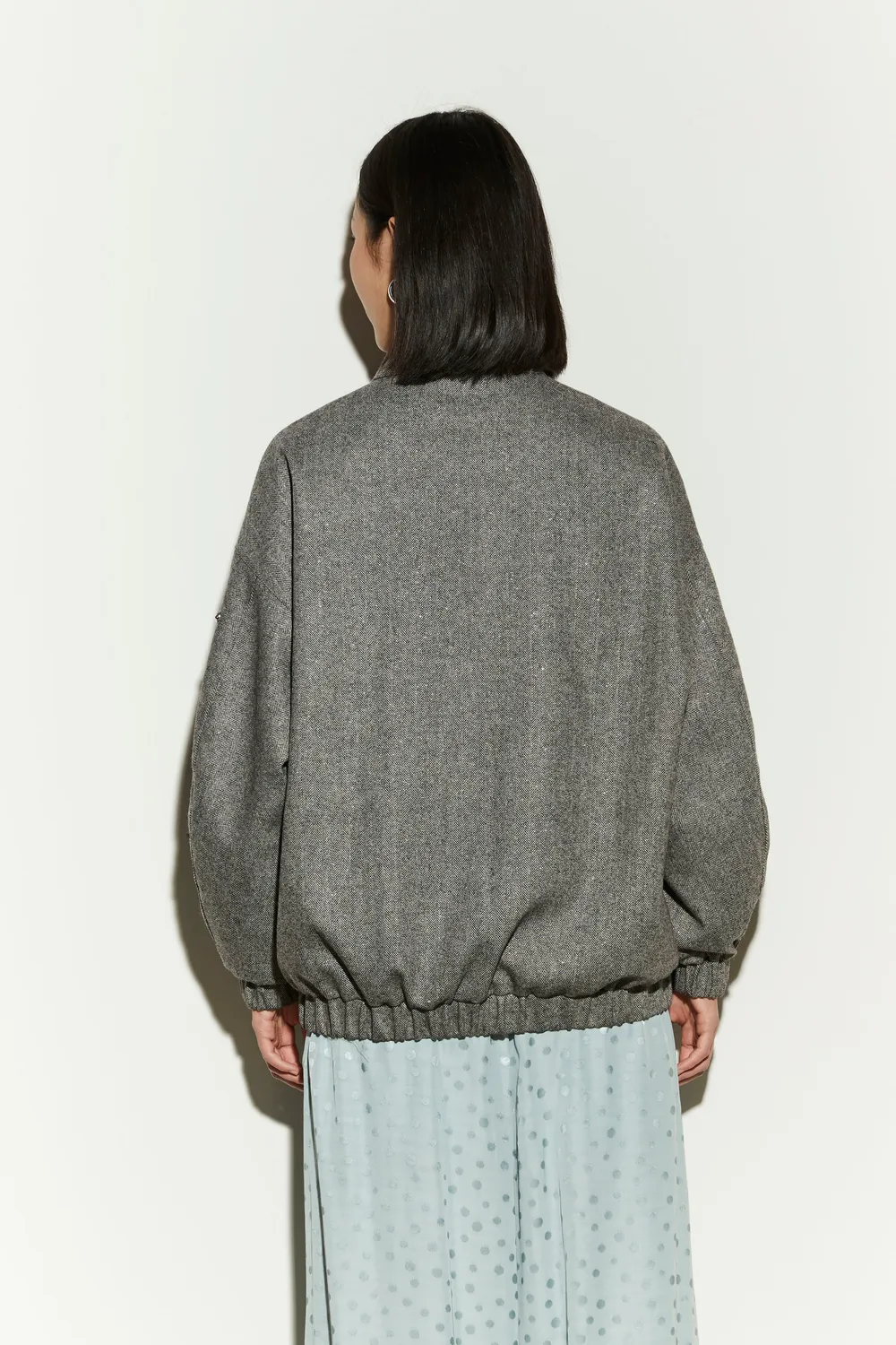 Isabelle Blanche Jacket geaca neagra M lana