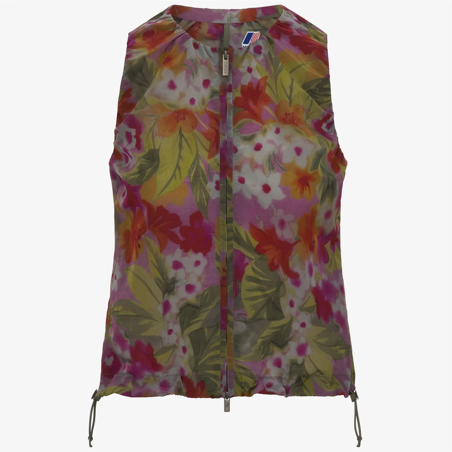 K-Way Alize Print top dama floral fara maneci