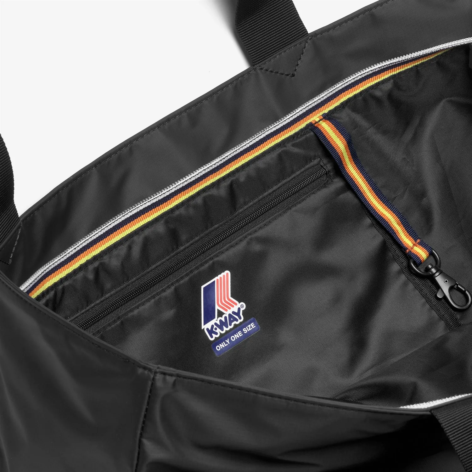 K-Way Clere tote bag negru impermeabil