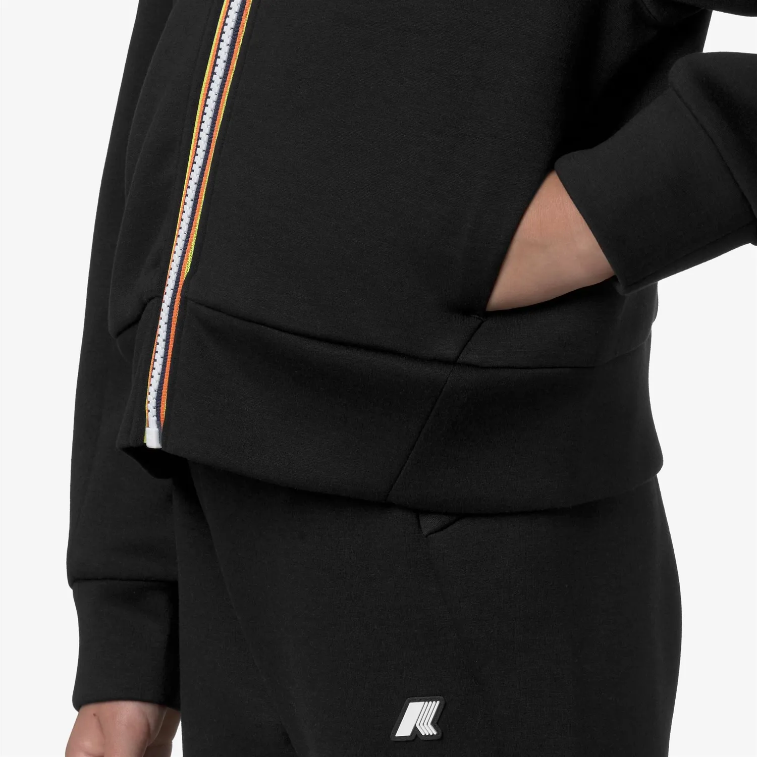 K-Way Divine Light Spacer hanorac fete negru stretch