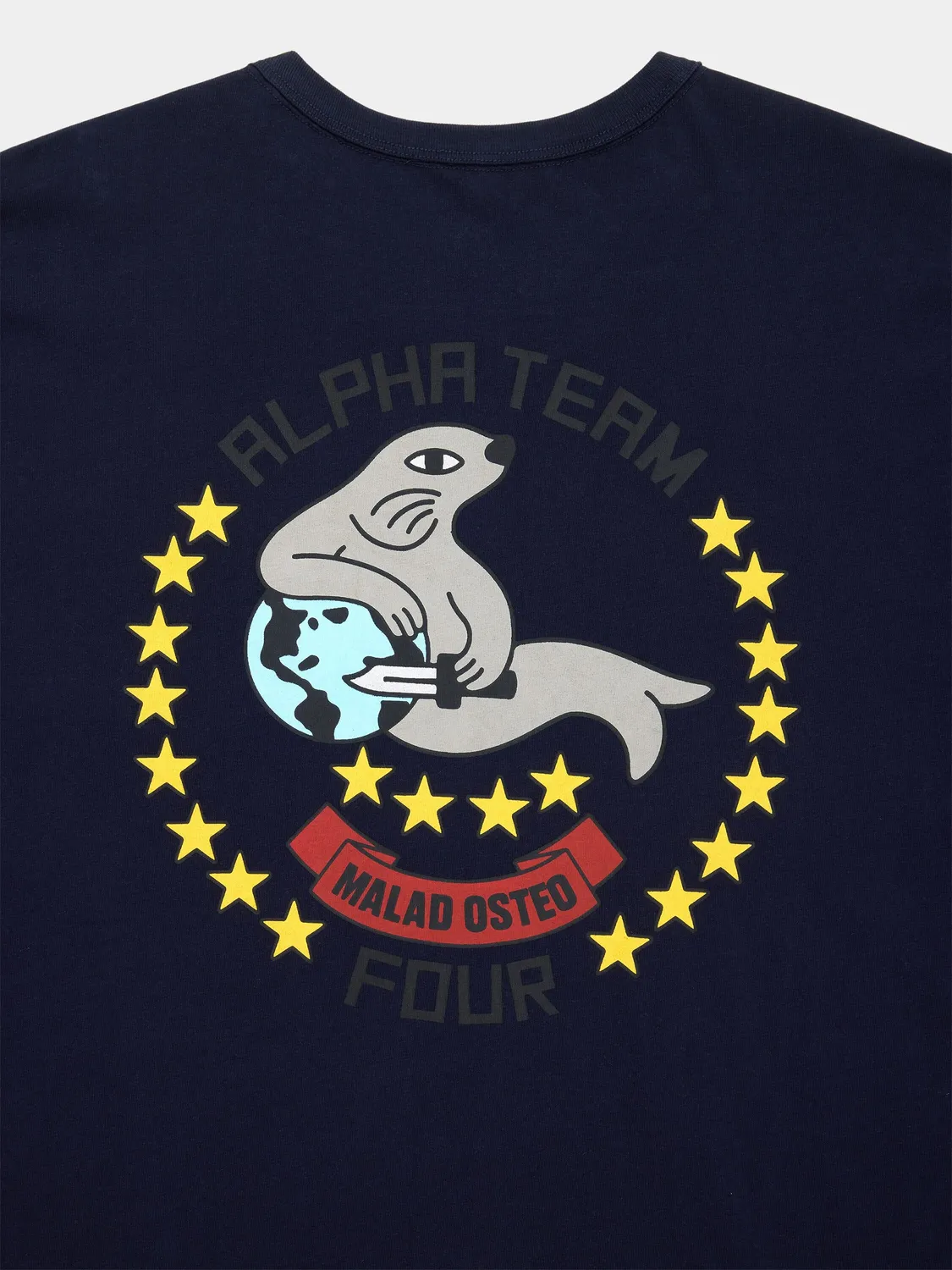 Alpha Industries Alpha Seal Relaxed Tee tricou replica blue