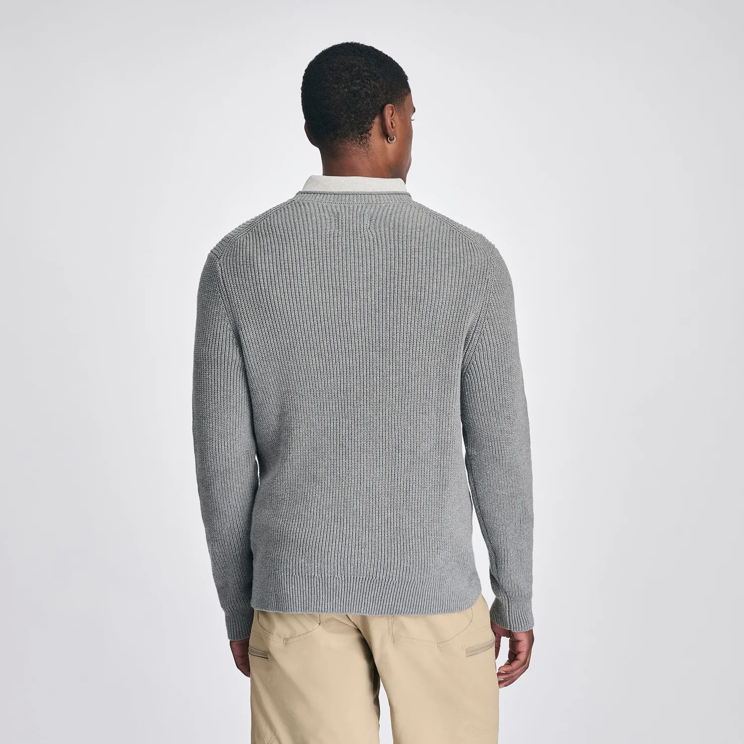 Eddie Bauer Signature pulover barbati Htr Rust cu guler rulat