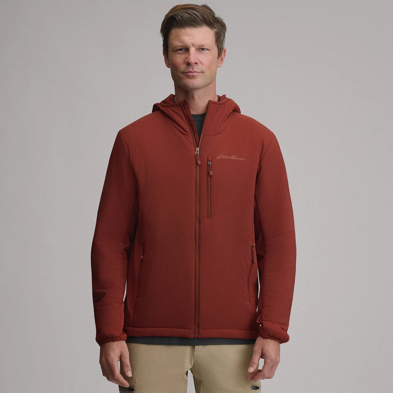 Eddie Bauer Astro-Air geaca barbati neagra calduroasa