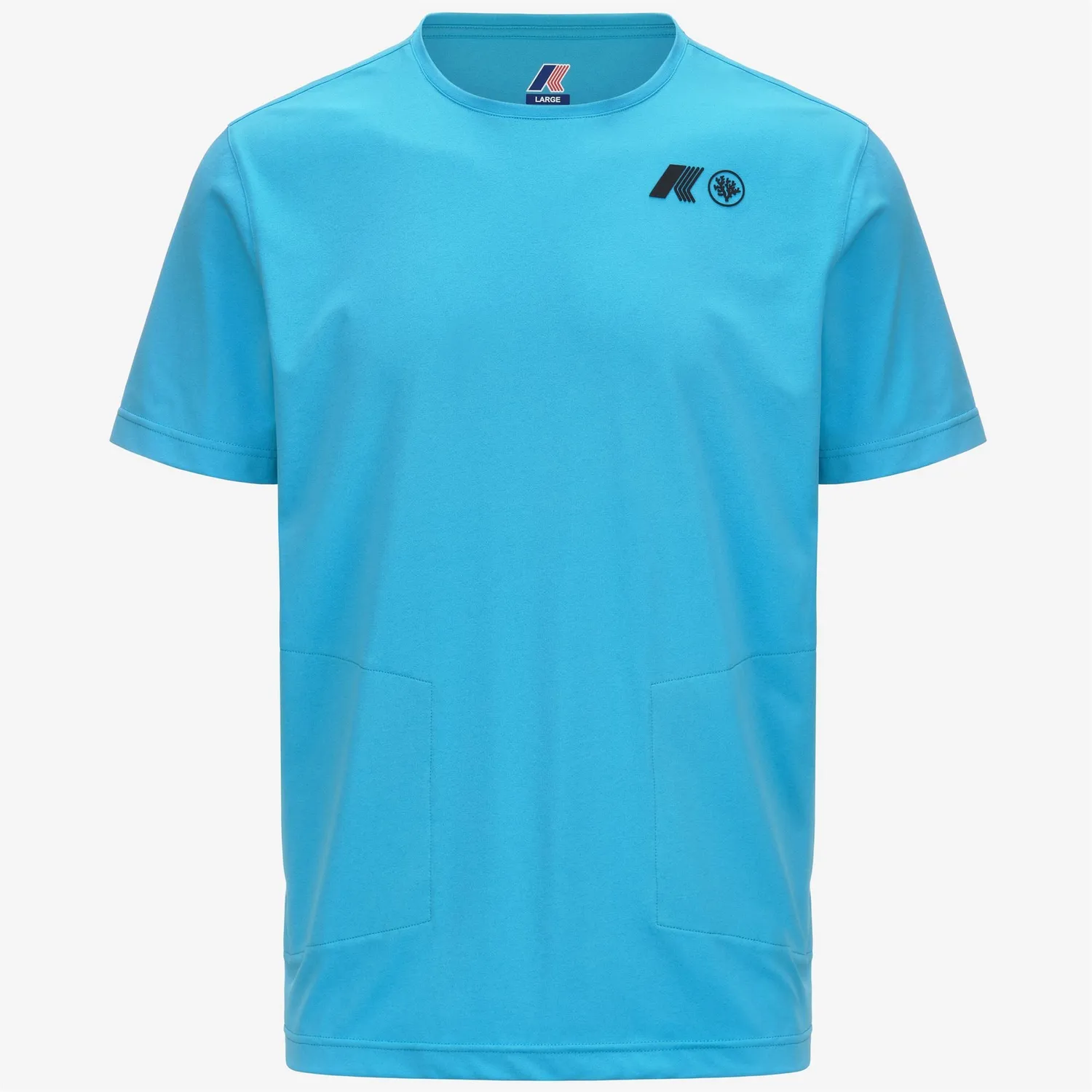 K-Way Seril Coral Gardeners tricou Blue Lagoon poliester reciclat
