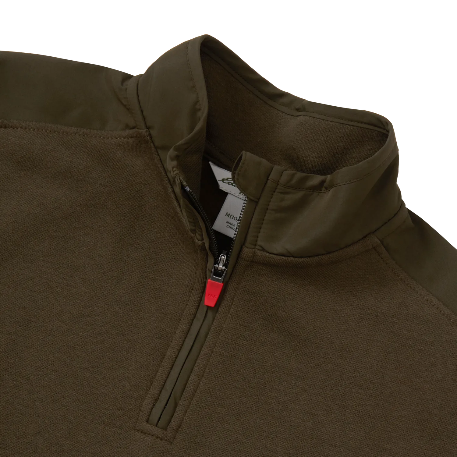 Eddie Bauer Camp Fleece polar baieti Forest Night 1/4 zip