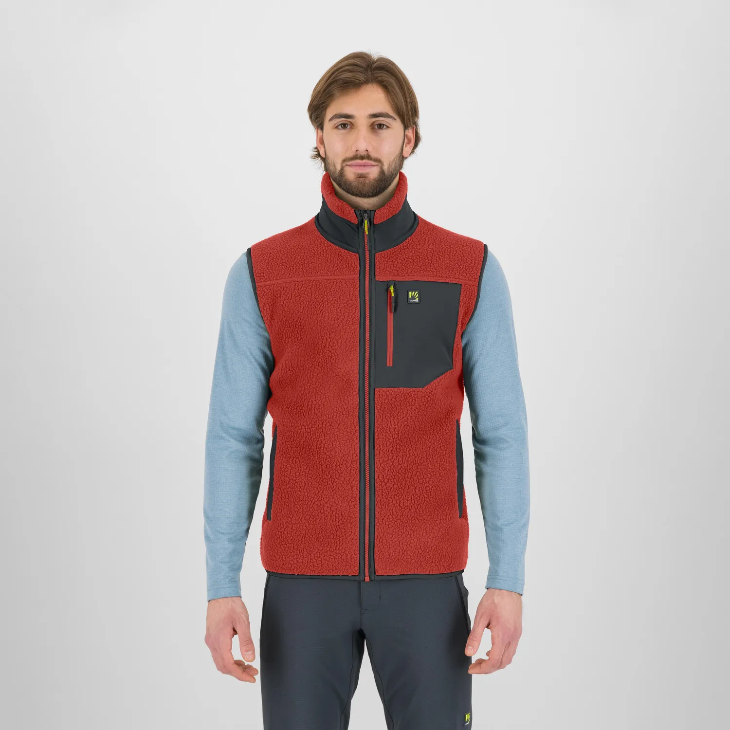 Karpos Moiazza Retrò vestă fleece cu fermoar