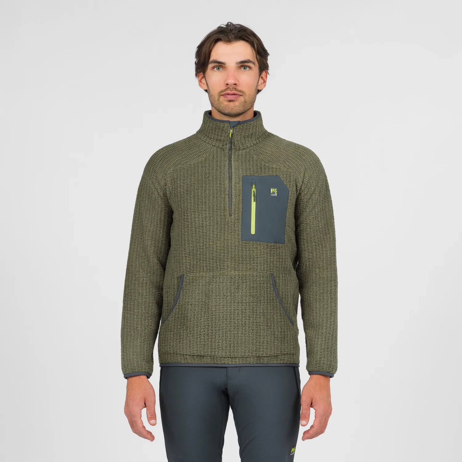 Karpos Rocchetta Half Zip bluză fleece buzunar cangur