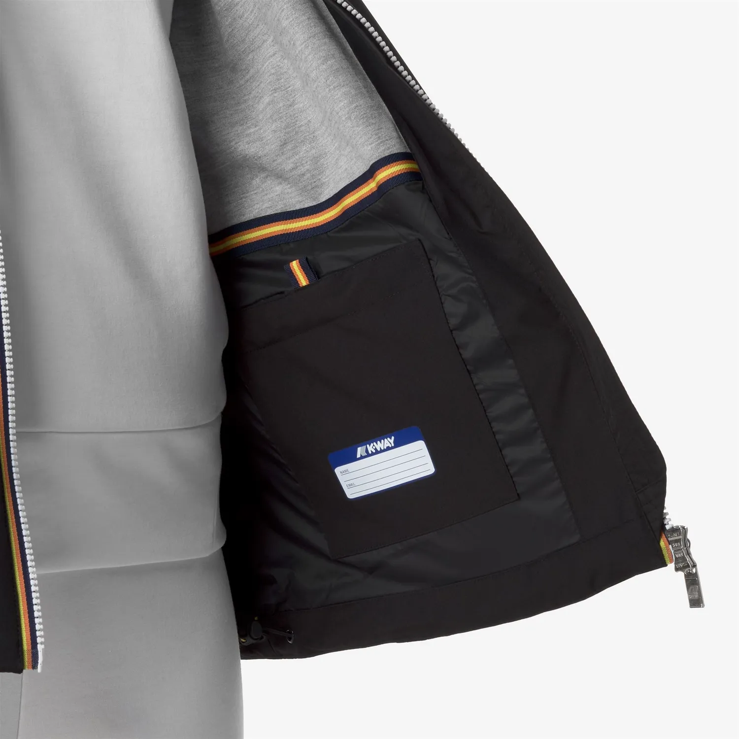 K-Way Marguerite Stretch geaca dama negru impermeabila