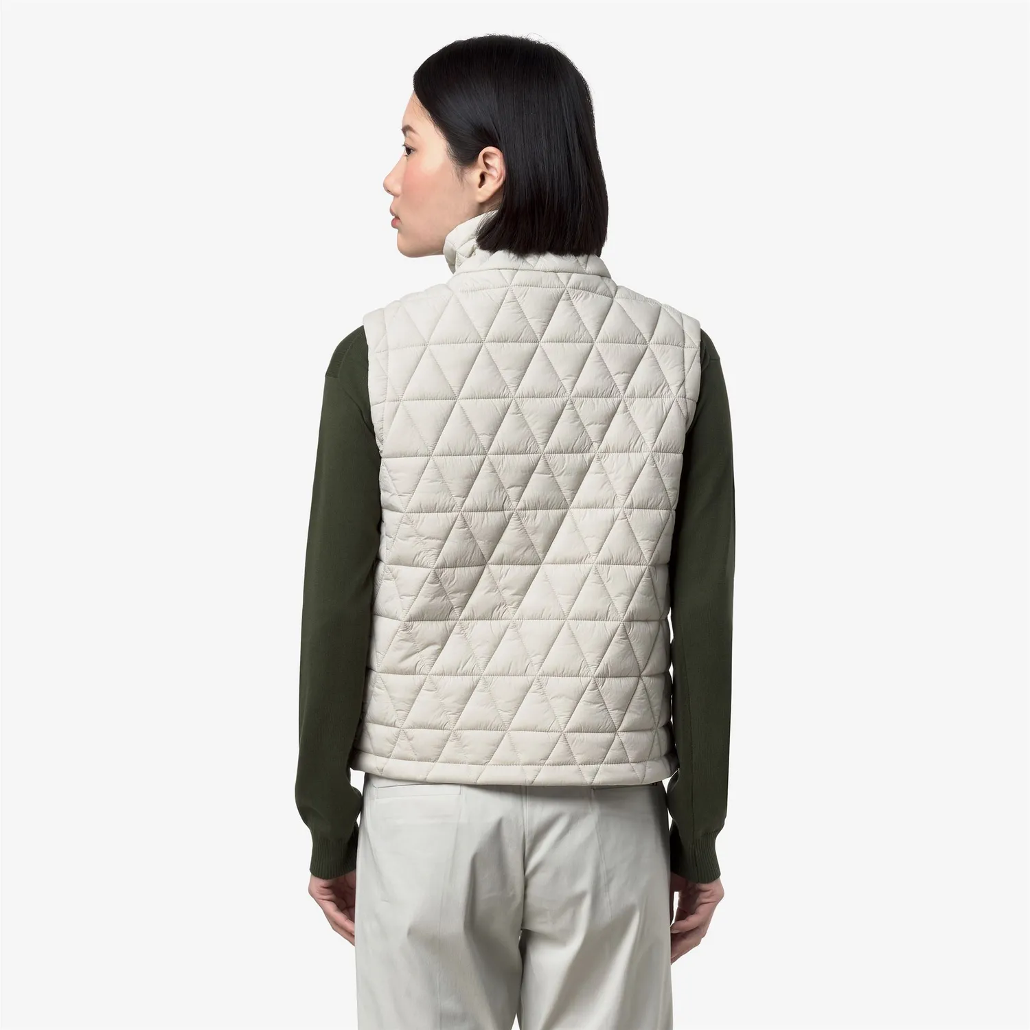 K-Way Satine Diamond vesta dama BEIGE LT calduroasa