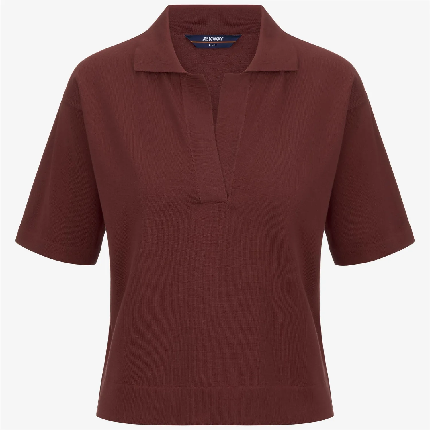 K-Way Klassic Marlhes tricou polo dama brown fiery bumbac