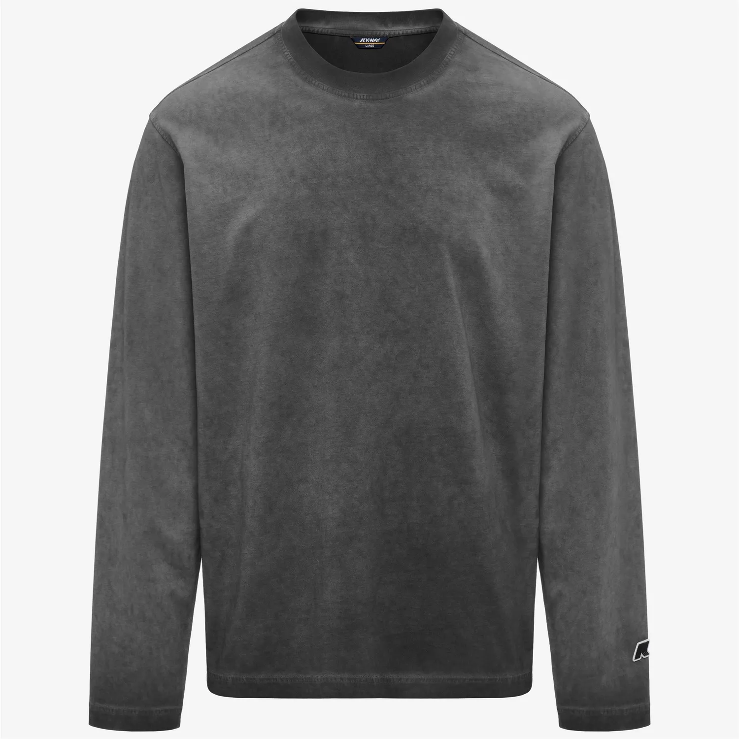 K-Way Nardo LF tricou negru bumbac 180g