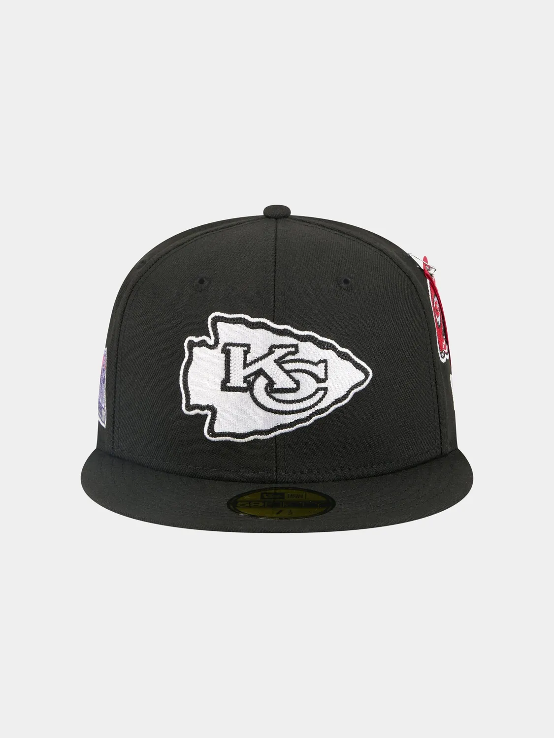 Alpha Industries 59Fifty Kansas City Chiefs șapcă neagră brodată